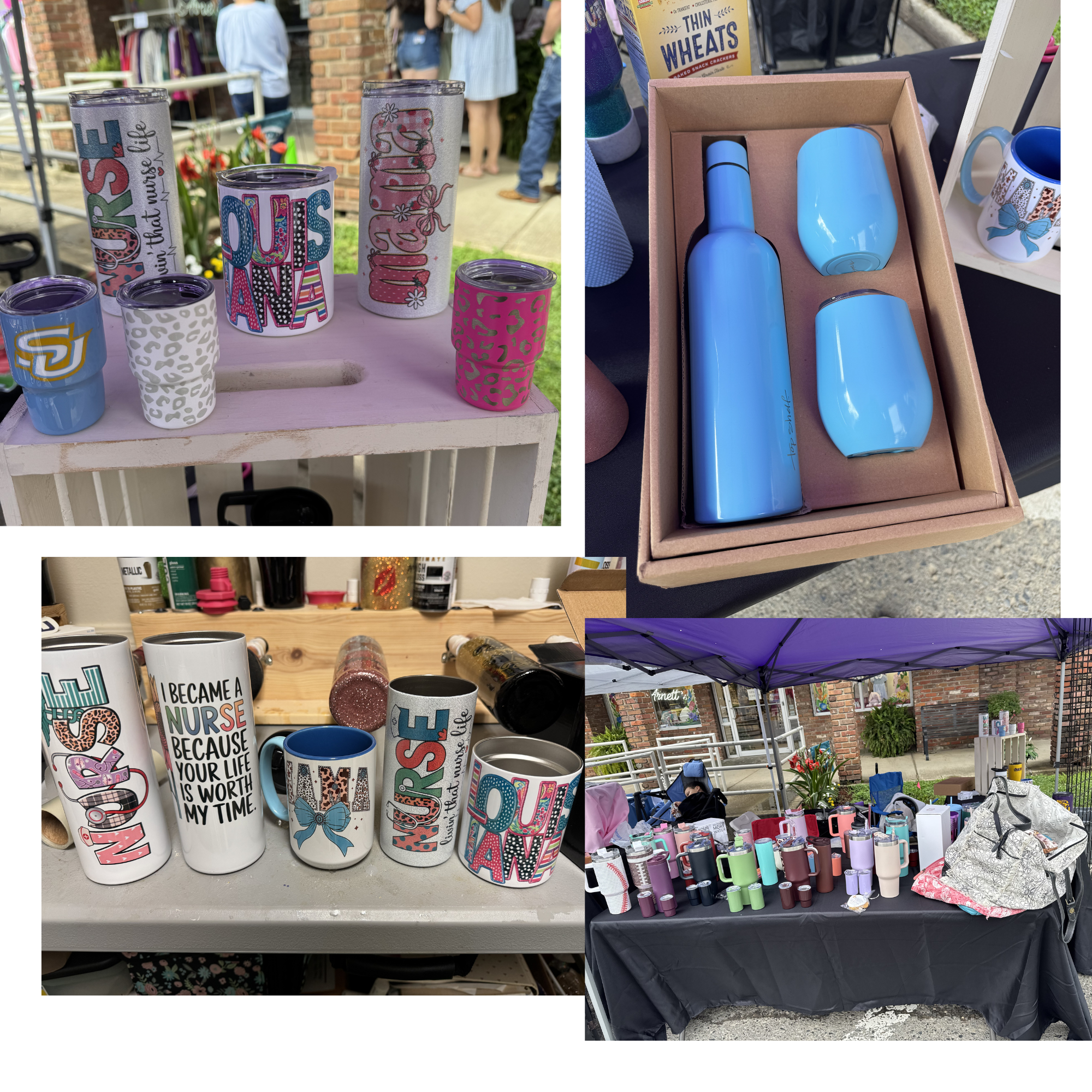 Louis-Anna Creations - junk ties, tumblers, tray tables, bags, pens - Monroe, LA