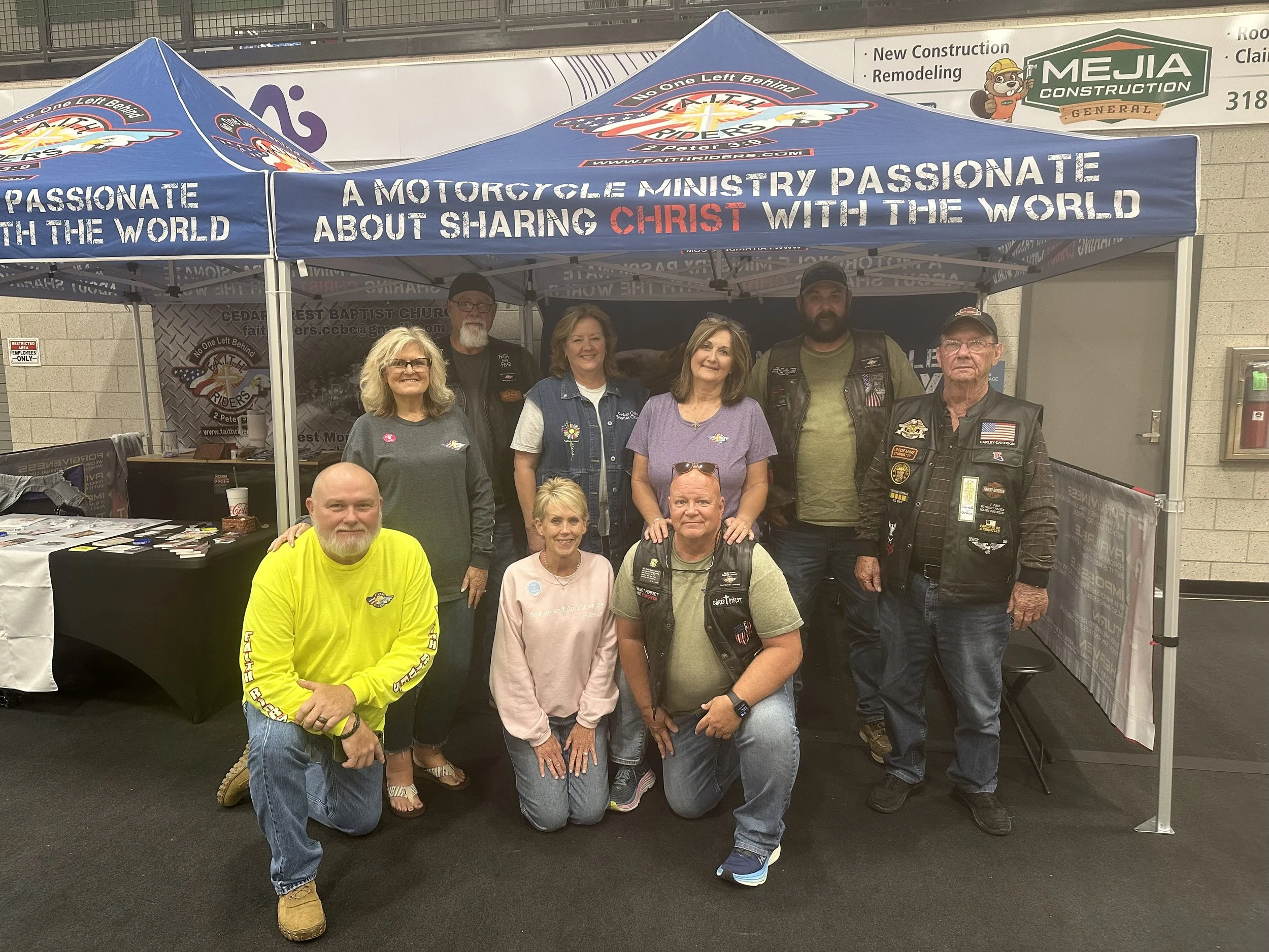 F.A.I.T.H. Riders - sharing the Gospel and praying with people in need - Calhoun, LA