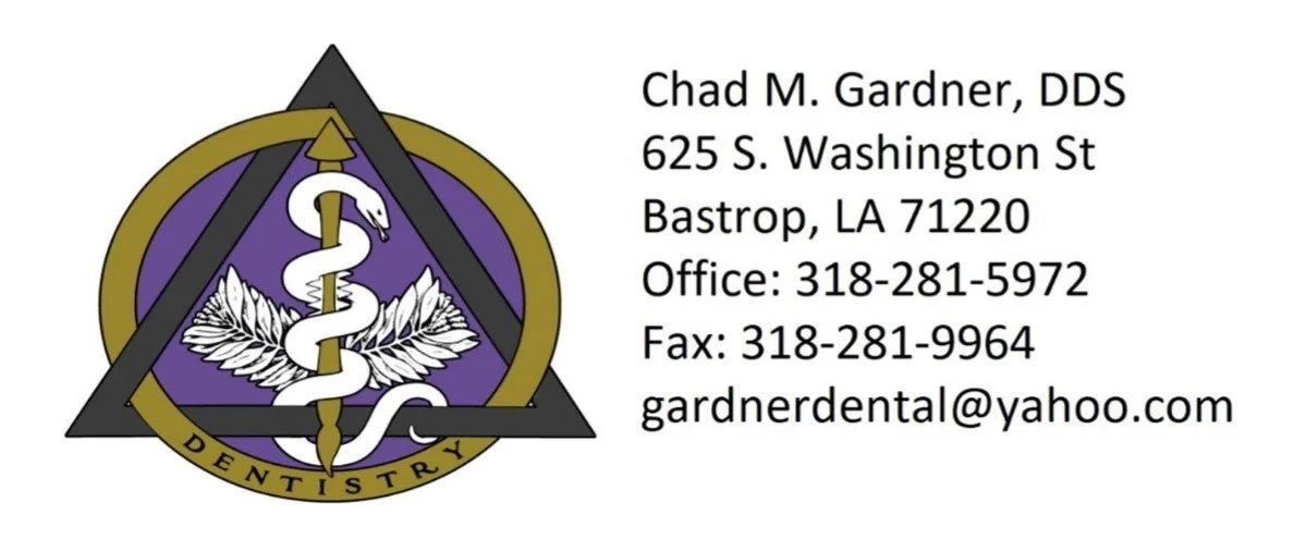 Chad M. Gardner, DDS - Topaz Sponsor - Bastrop, LA