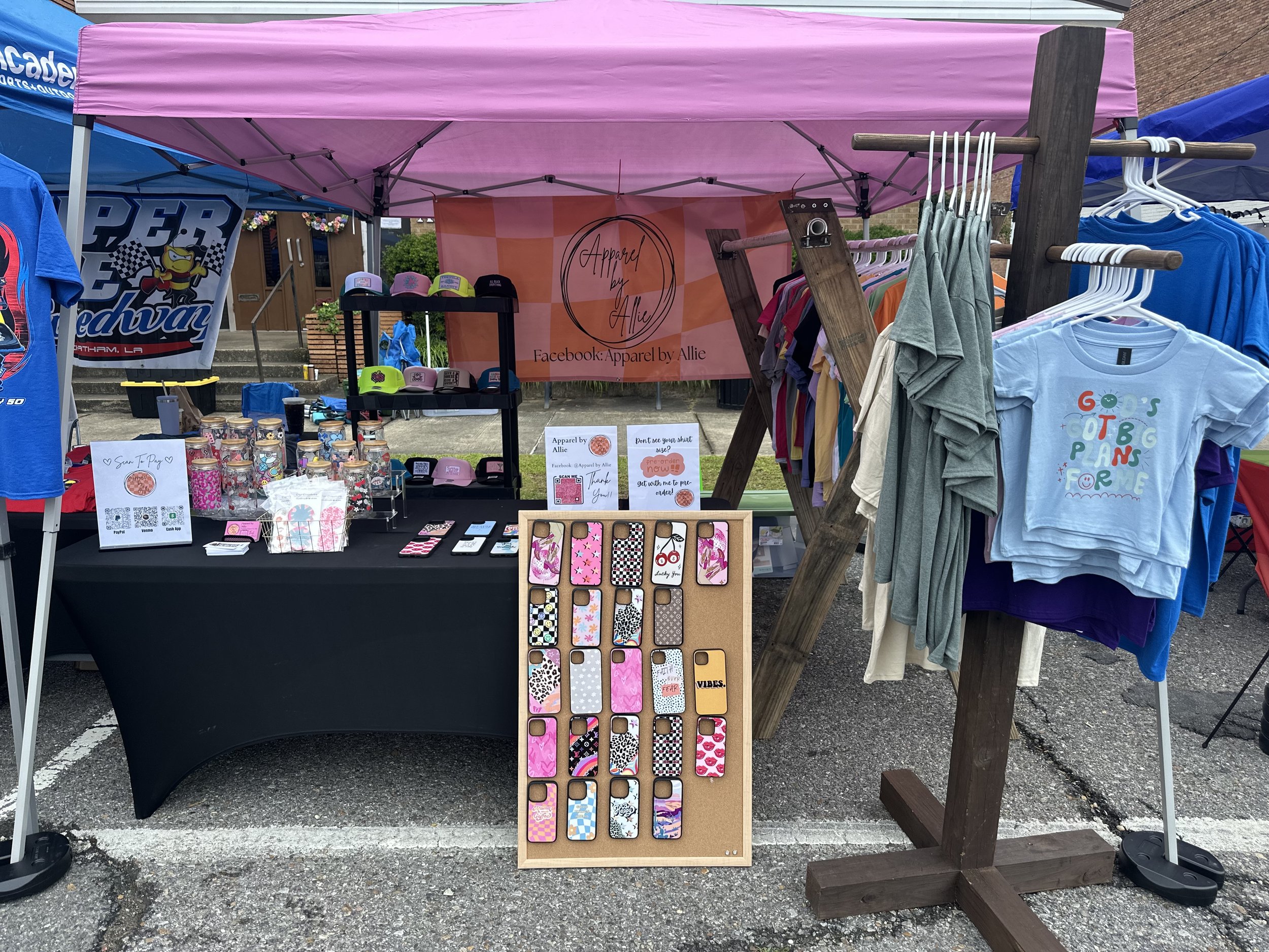 Apparel by Allie - trucker hats, graphic tee's, cups, foam koozies, and phone cases - Bastrop, LA