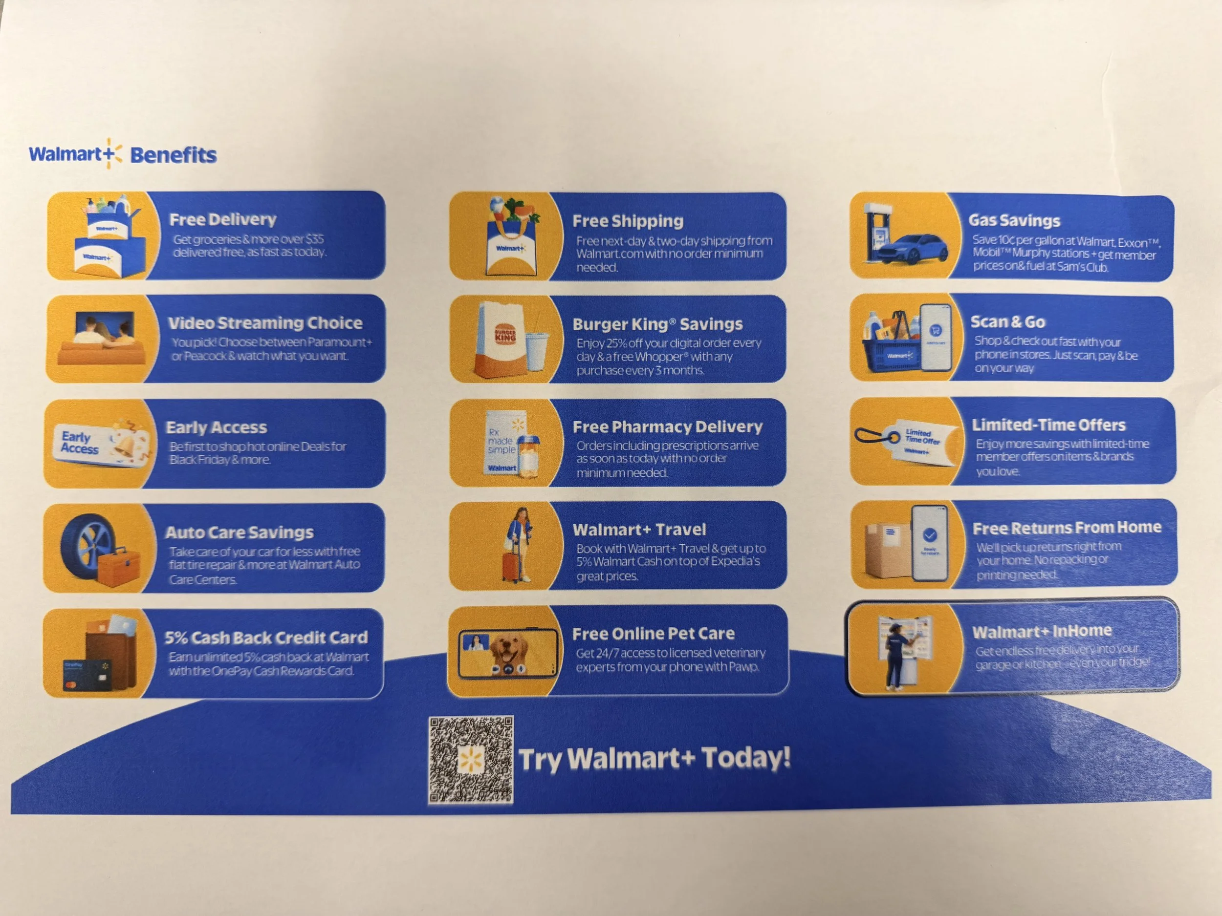 Bastrop Walmart Super Center - promoting Walmart plus subscription for Walmart - Bastrop, LA