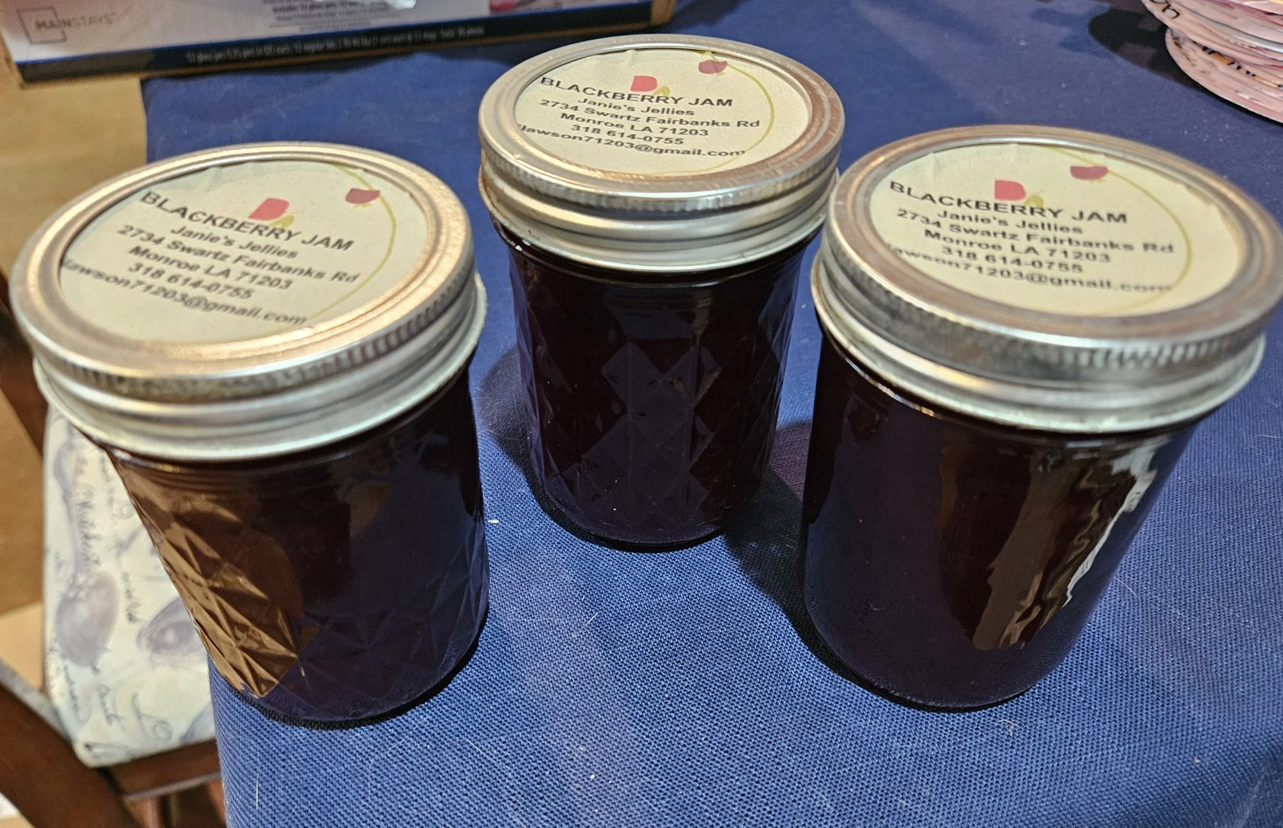 Janie's Jellies - jams, jellies, salsa, papaya bread, and banana bread - Monroe, LA
