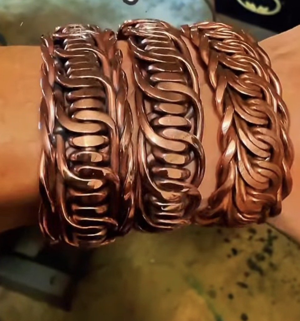 Marus' Creative Metals - copper jewelry (bracelets, rings, etc.) - Bastrop, LA