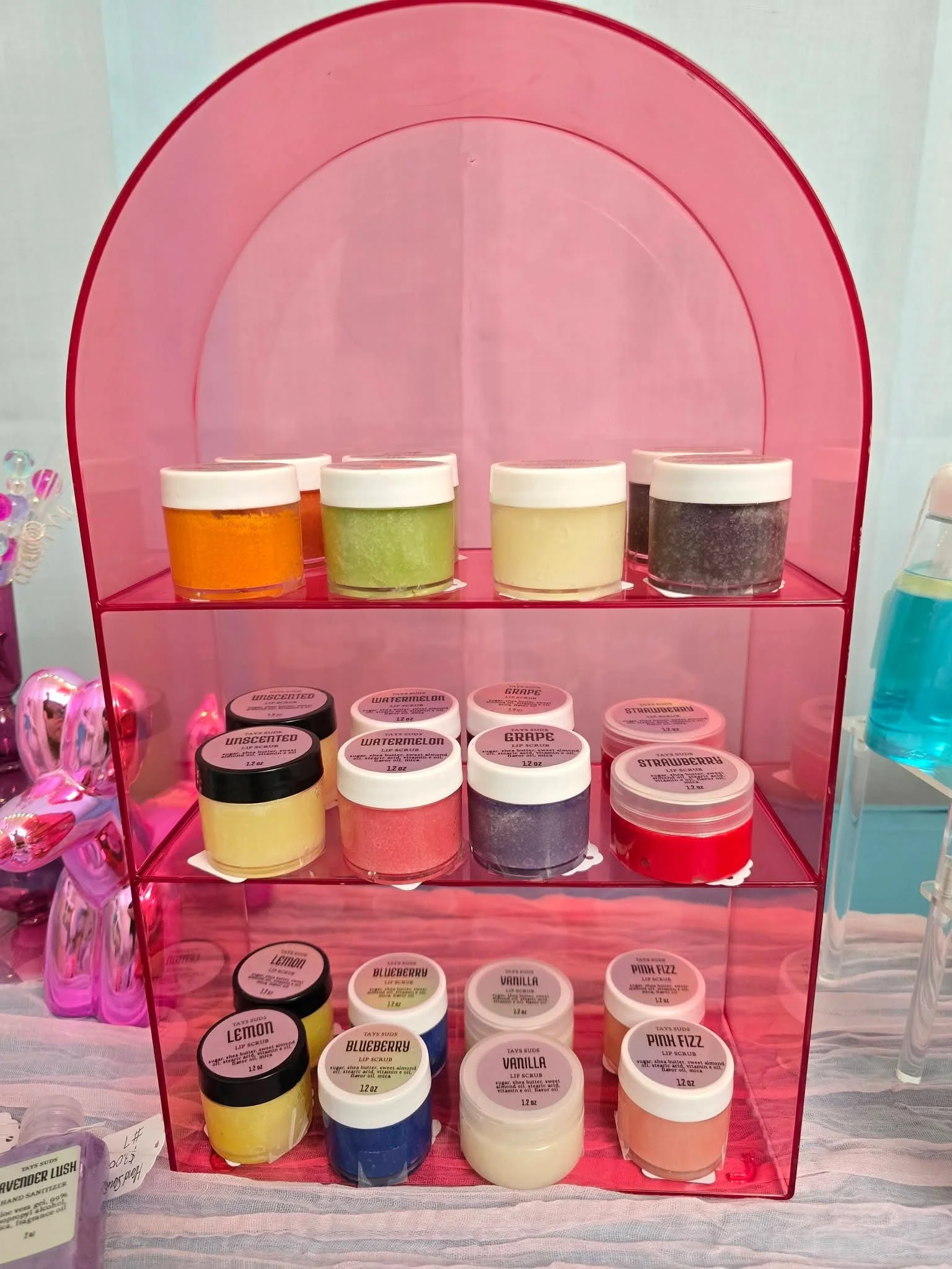 Tay's Suds - homemade soap bars, lotion bars lip balm, lip scrub, sugar scrub, body butter, foaming hand soap, room and linen spray, hand sanitizer, laundry detergent, beard oil, and beard balm -  Bastrop, LA.