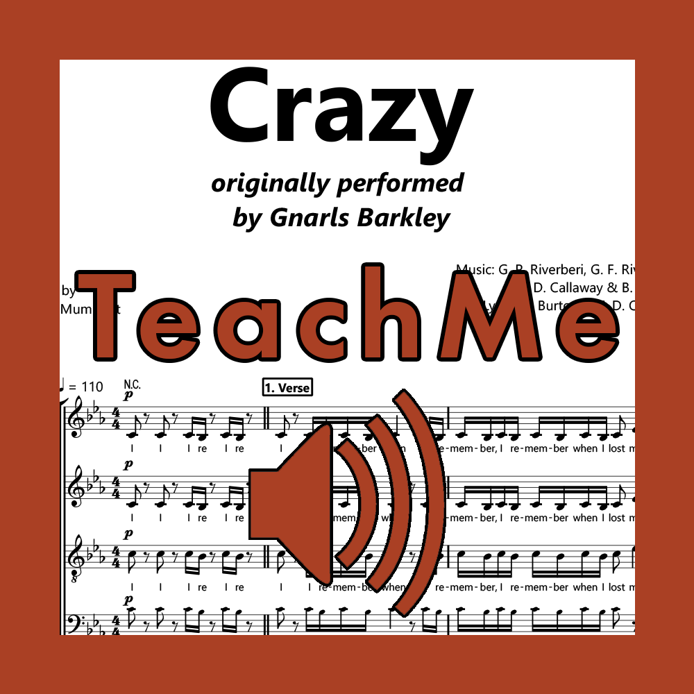 Crazy (Gnarls Barkley) - TeachMe Tracks