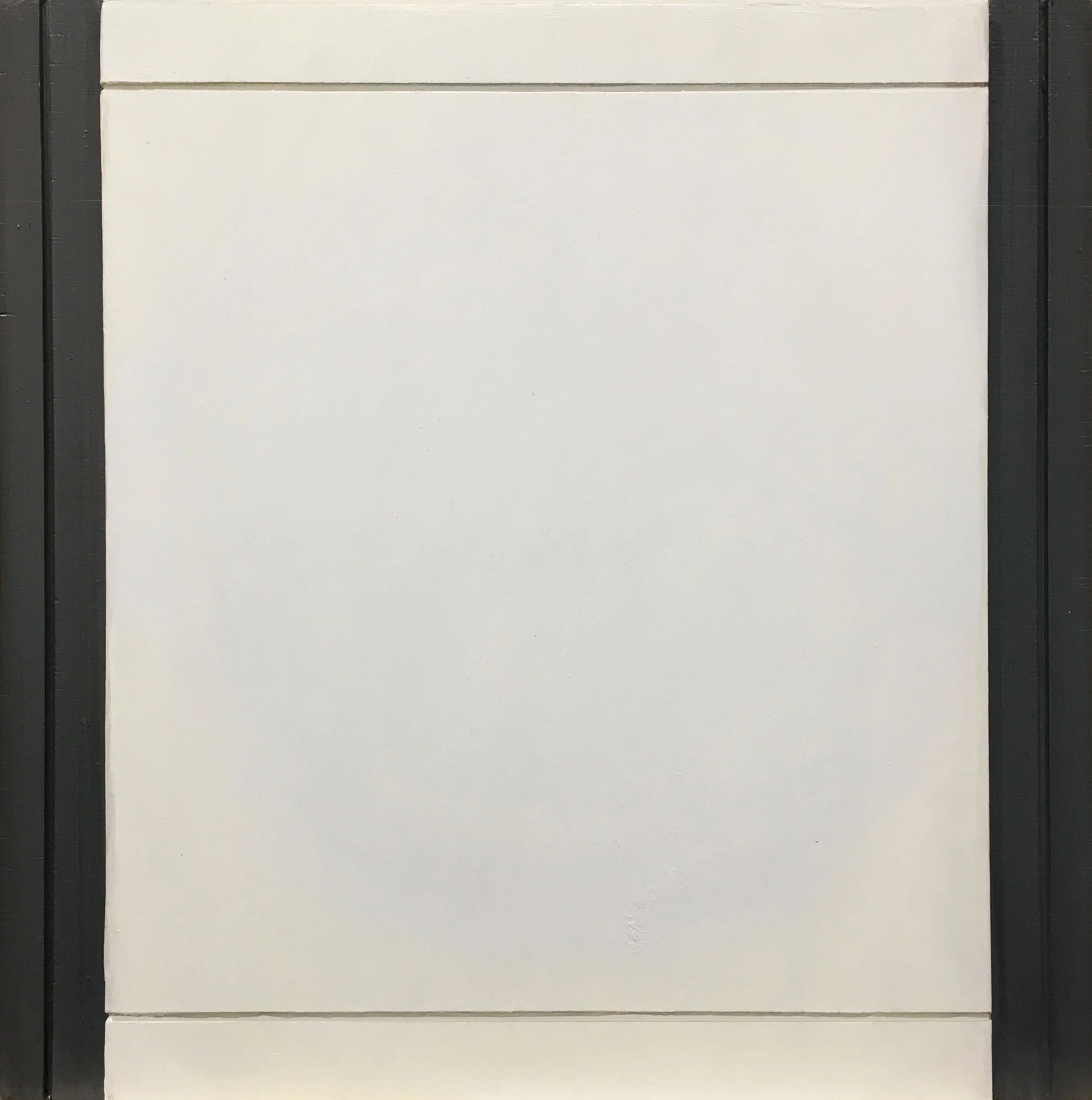 after a new moon, 2023, oil and pencil on relief panel