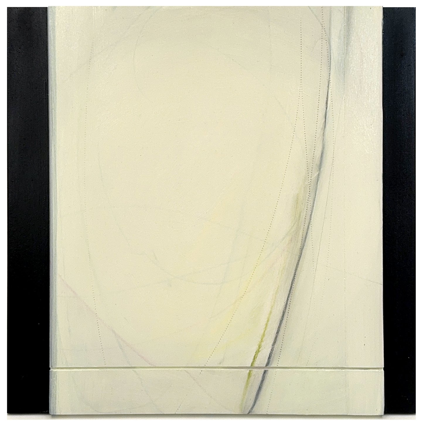 dm, 2022-2026, oil, colored pencil and pencil on relief panel