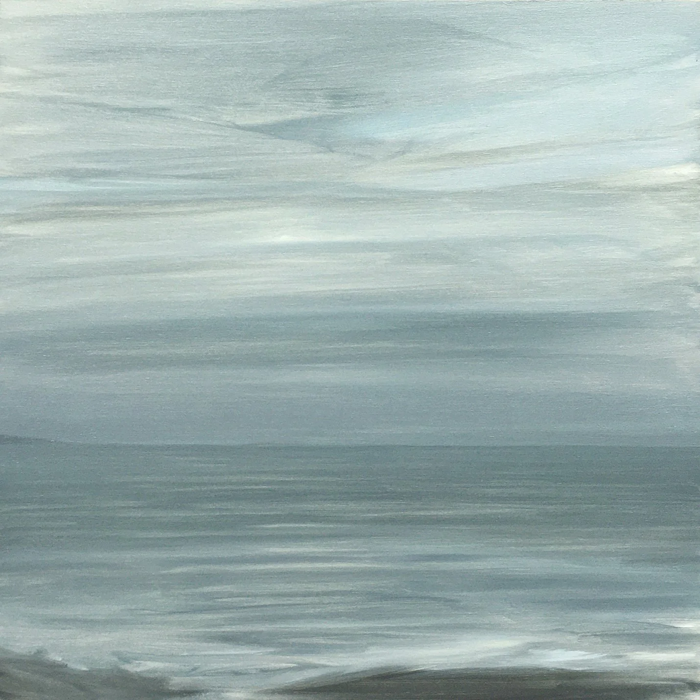 almost full, 2021, 18" x 18", oil on panel