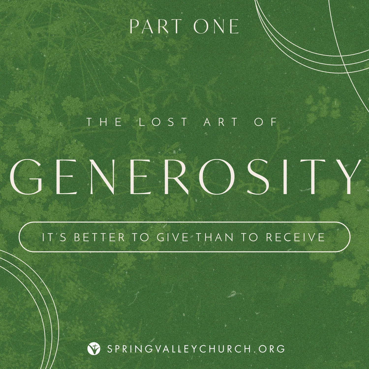The Lost Art of Generosity: Part 1 episode artwork