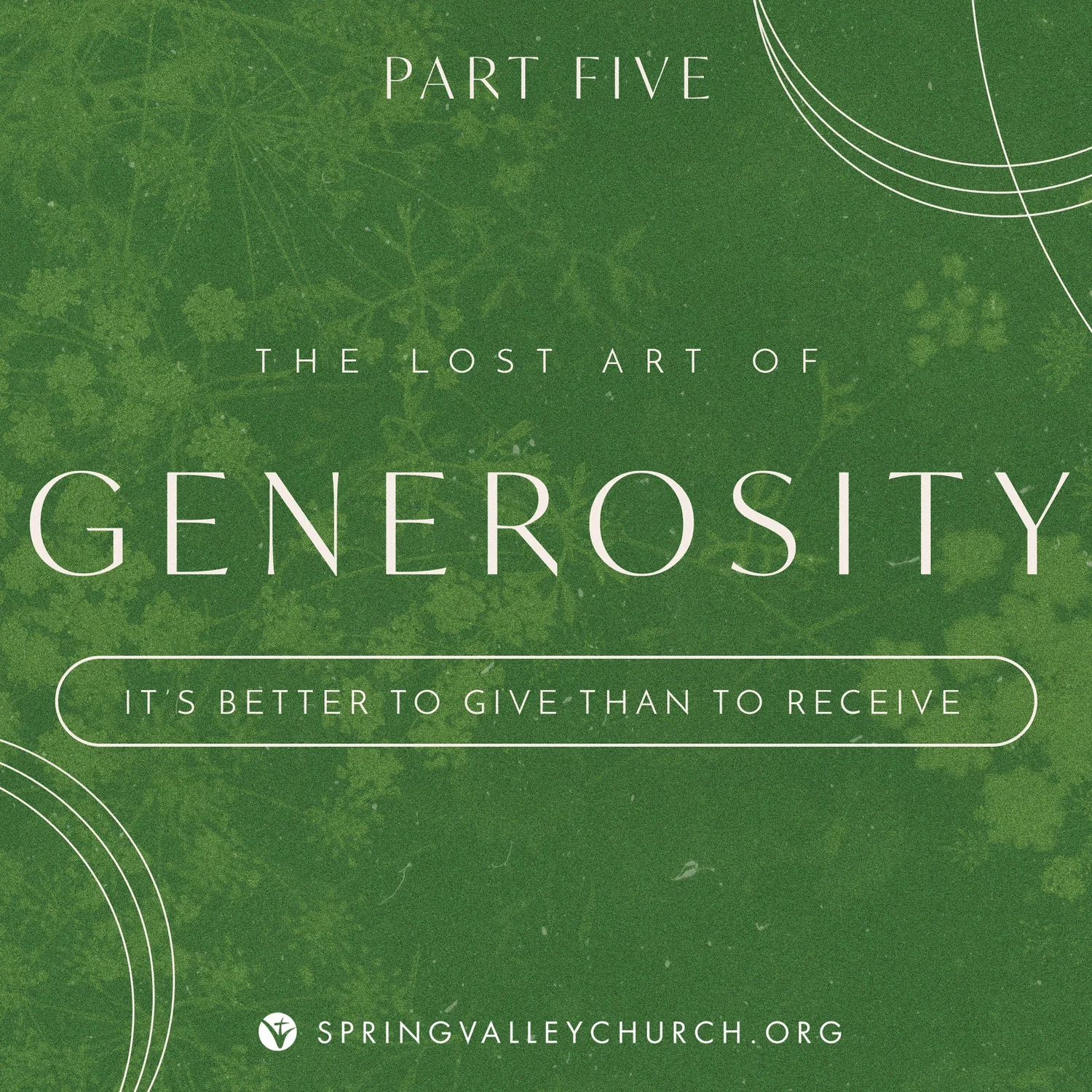 The Lost Art of Generosity: Part 5 episode artwork