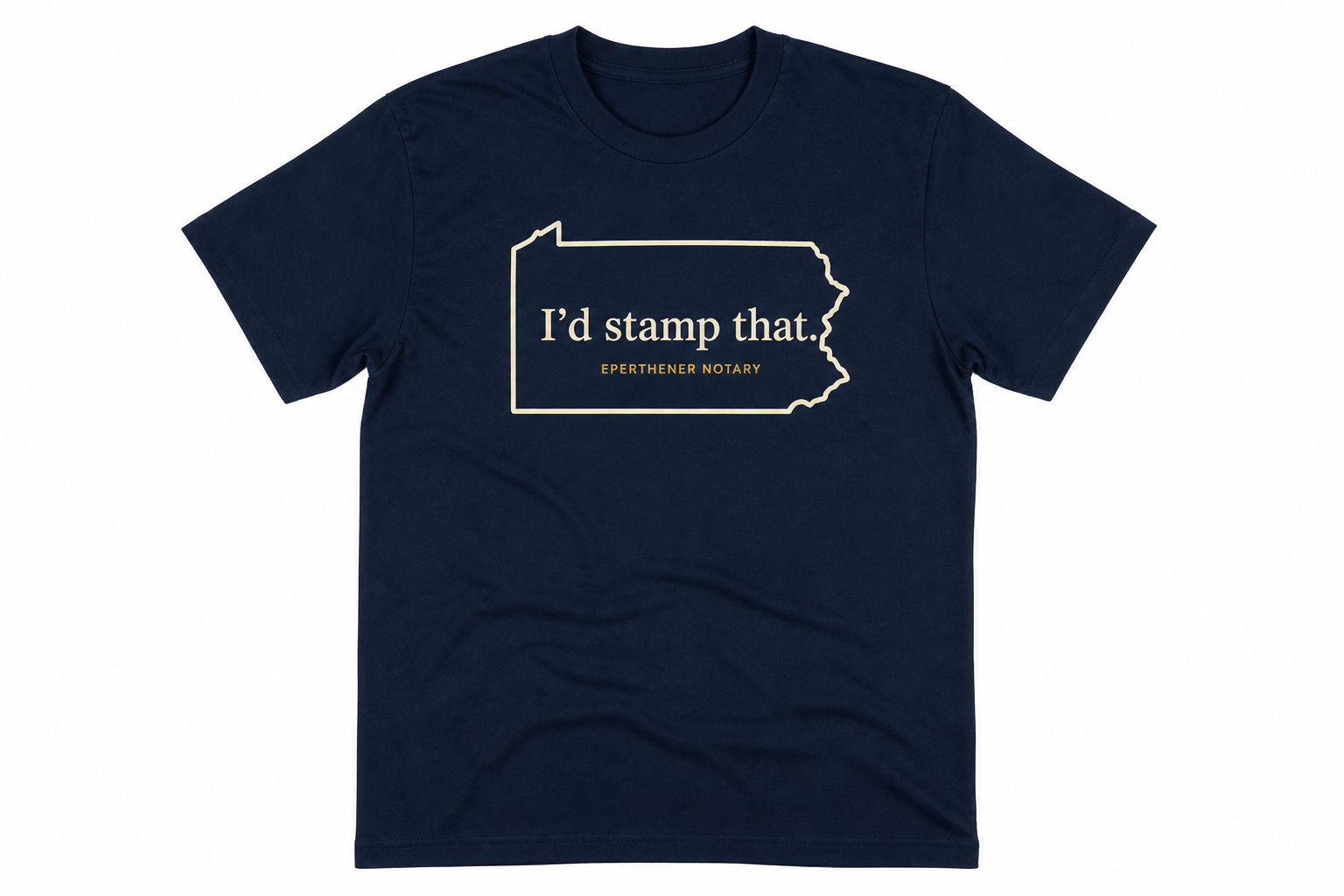 I'd stamp that. Tee