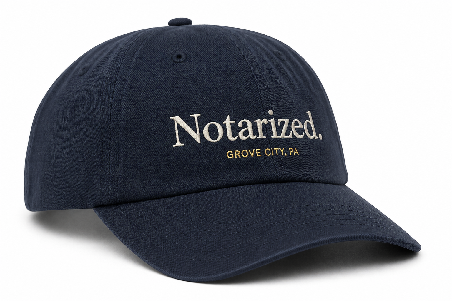 Notarized. Hat