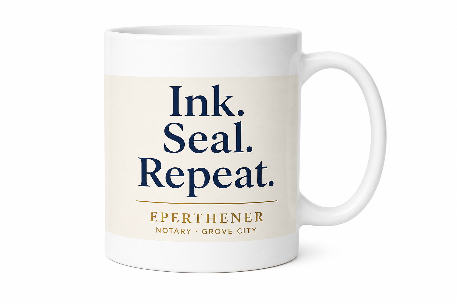 Ink. Seal. Repeat. Mug