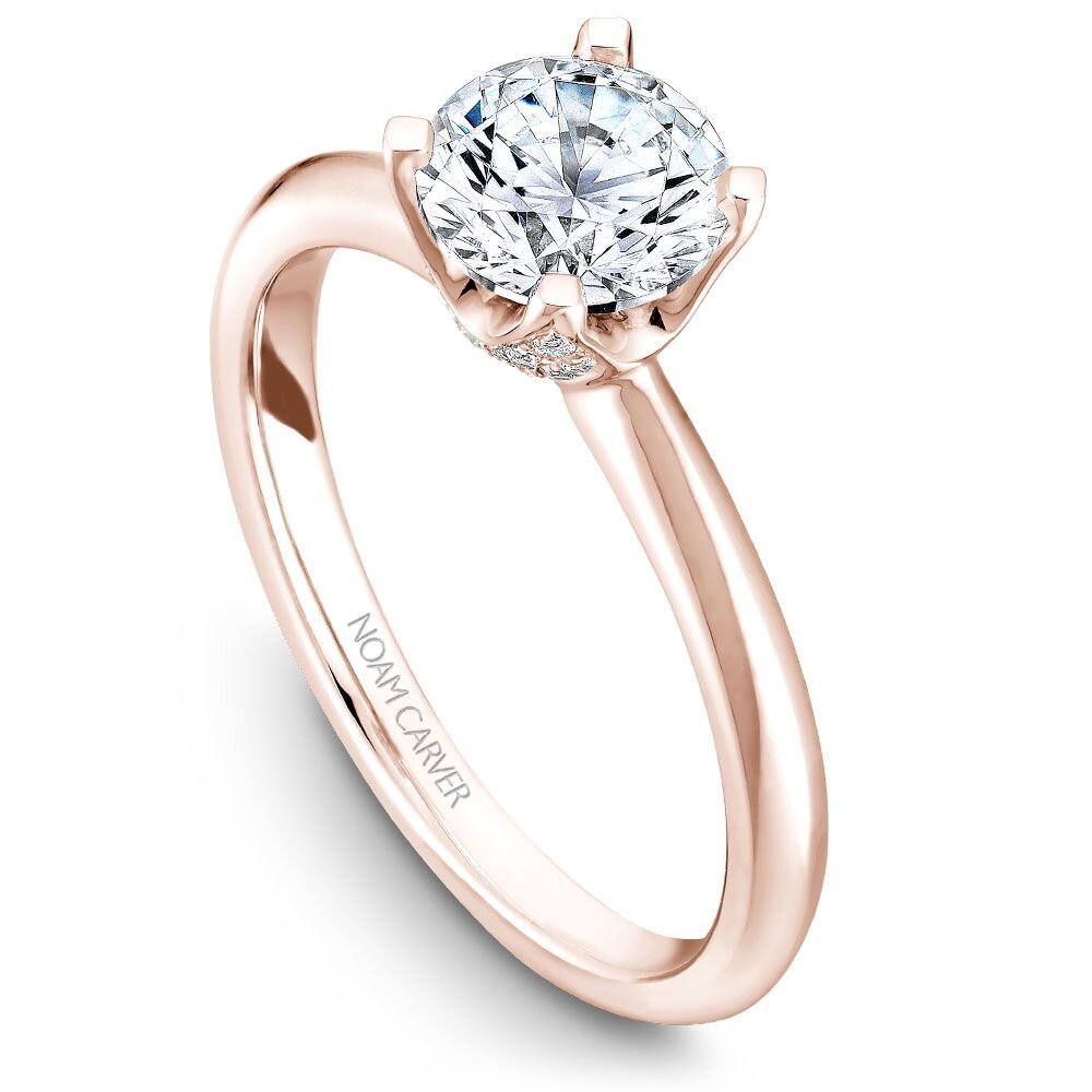№1: alt="14K & 18K Classic Solitaire Engagement Ring B027-03RM-14KR - №1: " title="14K & 18K Classic Solitaire Engagement Ring B027-03RM-14KR - №1"