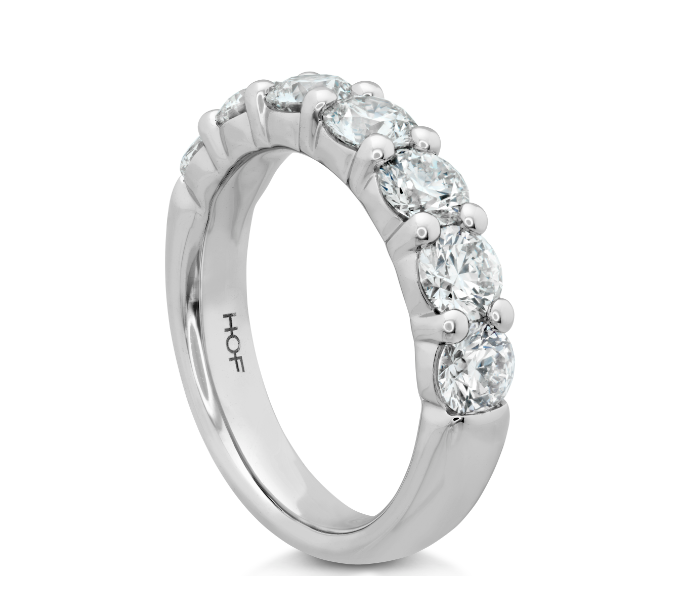 14K 7 Stone Baguette Diamond Wedding Ring – FERKOS FJ