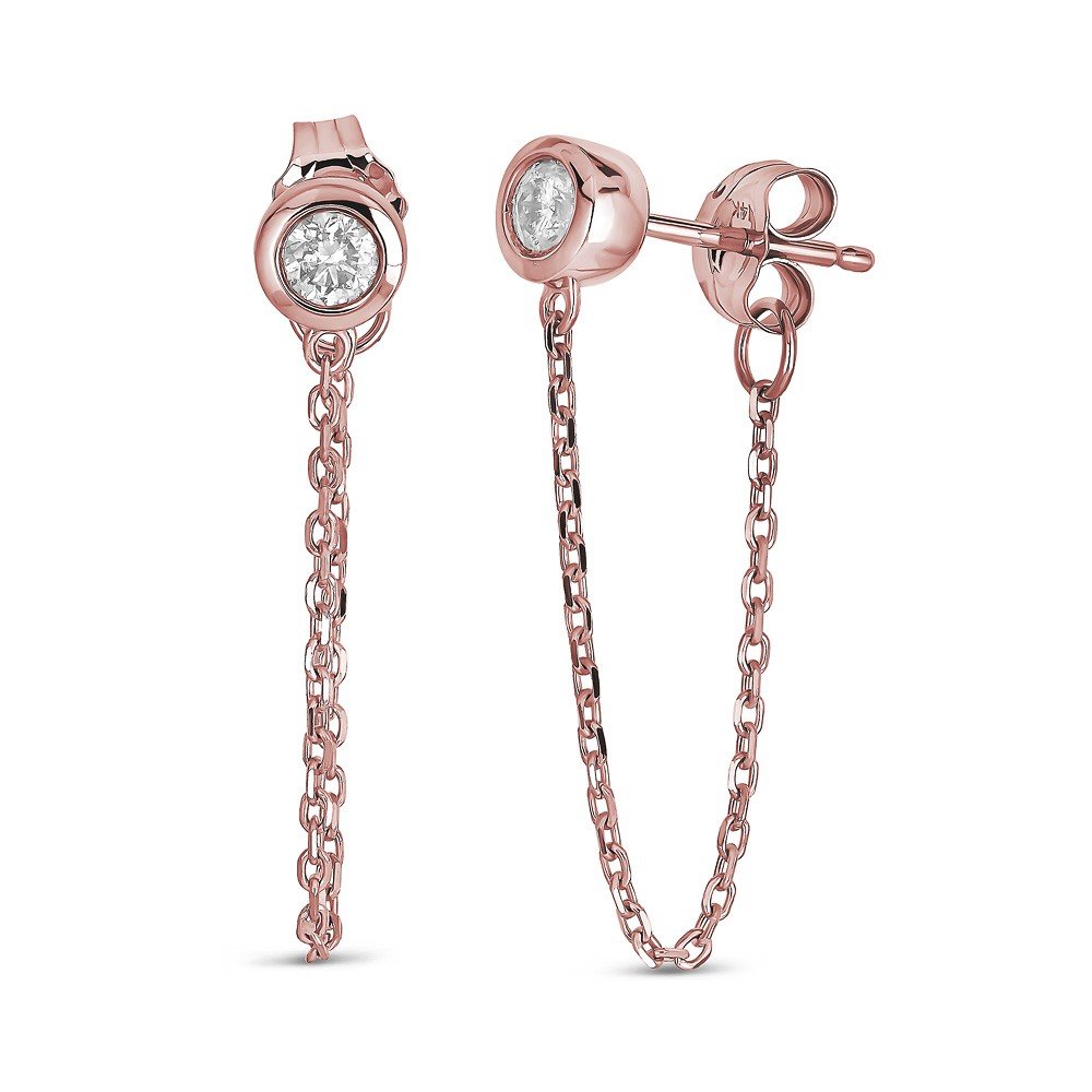 โ2: alt="0.25ctw 14K Diamond Bezel Station Stud with Chain Earrings E1215A E1215A-WG-025F - โ2" title="0.25ctw 14K Diamond Bezel Station Stud with Chain Earrings E1215A E1215A-WG-025F - โ2"