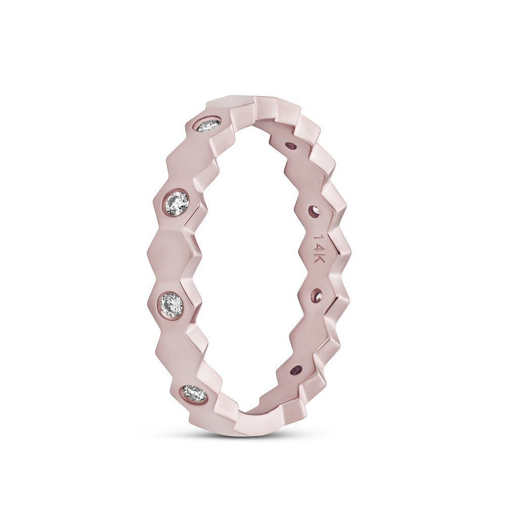 β2: alt="0.14ctw 14K Diamond Honeycomb Burnished Ring R1123A-WG-014F - β2" title="0.14ctw 14K Diamond Honeycomb Burnished Ring R1123A-WG-014F - β2"