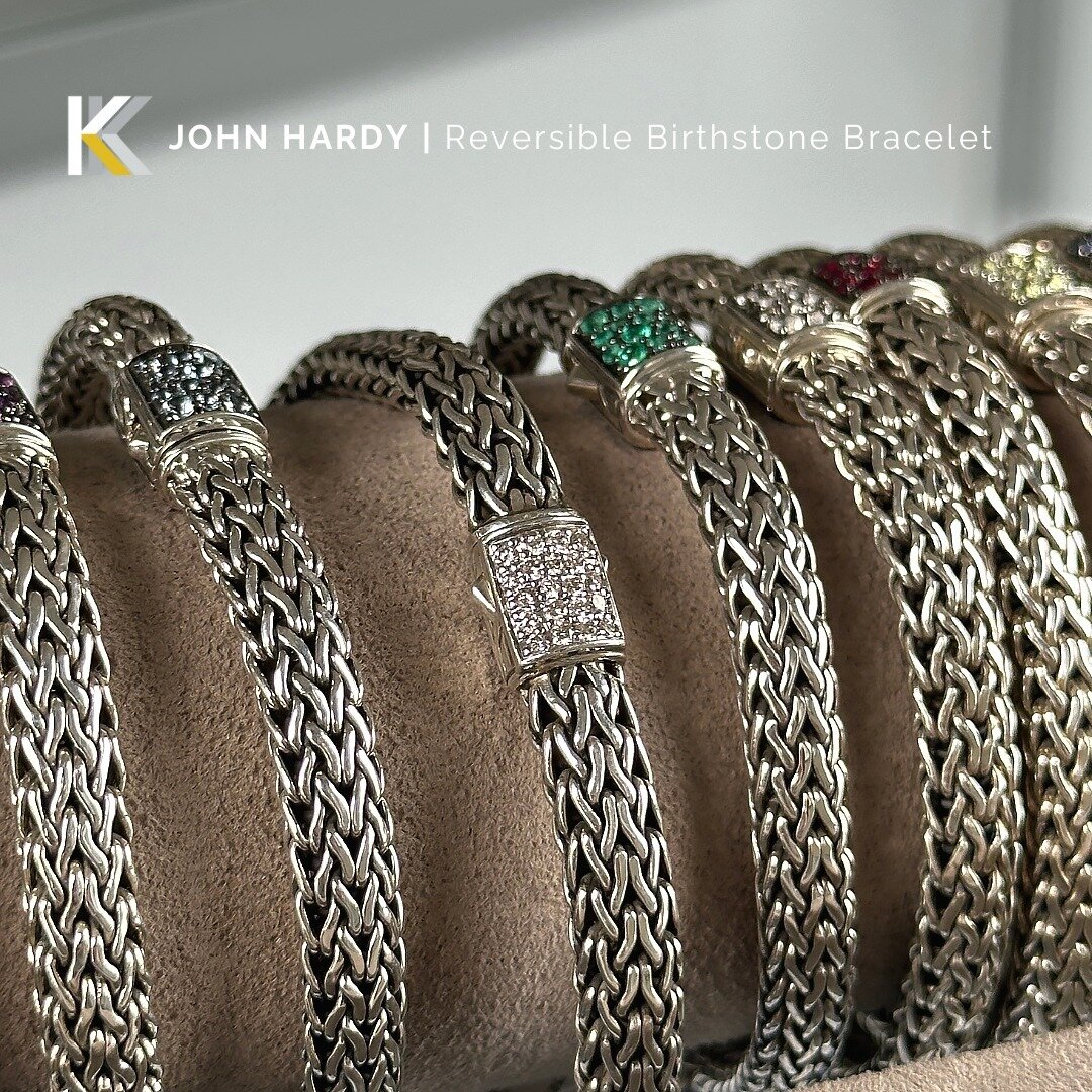 April babies, it&rsquo;s your time to sparkle! Celebrate your birthday in style with a John Hardy Reversible Classic Chain Bracelet with dazzling Diamond, the April birthstone! 🤍💎⁠
⁠
Diamonds have been perceived as the traditional birthstone for th