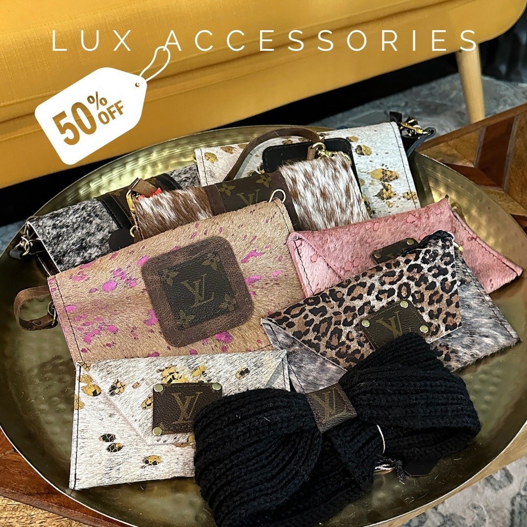 Rock the summer in style with our Lux Accessories! ☀️⁠
⁠
These hats, beanies, bags, clutches, wallets, and purses are upcycled from designer items that otherwise would have ended up in a landfill. How awesome is that? ♻️🌏⁠
⁠
They&rsquo;re comfortabl