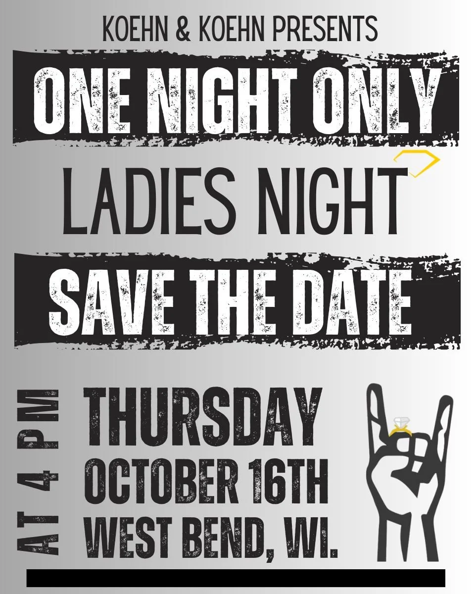 It's official - - LADIES NIGHT is back by popular demand.
Y'all aren't going to want to miss THIS show...start tagging the besties!
SAVE THE DATE....RSVP link will be up soon!