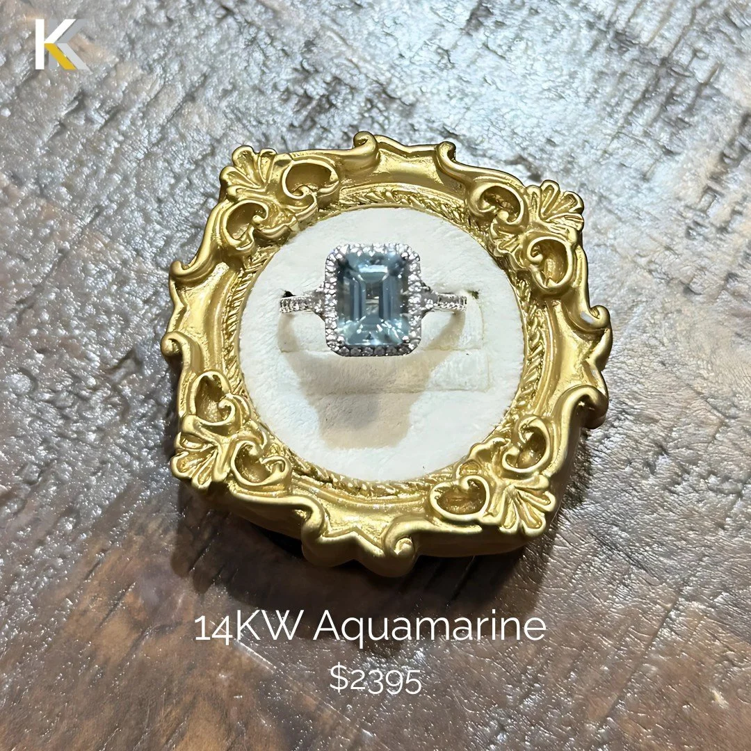 Which one&rsquo;s your vibe?
Classy emerald with the Diamond Halo?  Or stunning Oval with funky side baguettes

These newbies aren&rsquo;t online &mdash; you&rsquo;ll have to stop in and see them sparkle in person. Trust us, they&rsquo;re worth the t