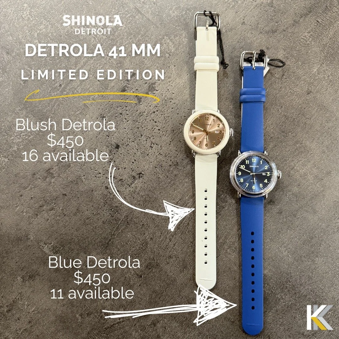 β‘οΈLAST CALL: The Detrola is here (for now).β‘οΈ
Two Colors. Unisex style. Killer price point.
You’re not gonna want to sleep on this one — because when they’re gone, they’re gone.
We have ONE of each instore....if it’s s