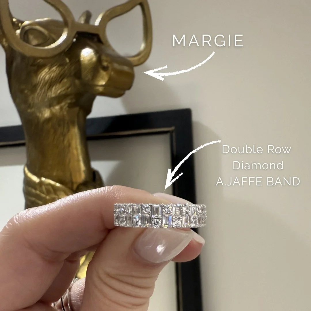 Margie’s giving off major jealous vibes today…
Can you blame her?  Gotta have hands to wear the diamonds, girl. 
Don’t worry, Margie — we’ll sparkle enough for the both of us. πβ¨