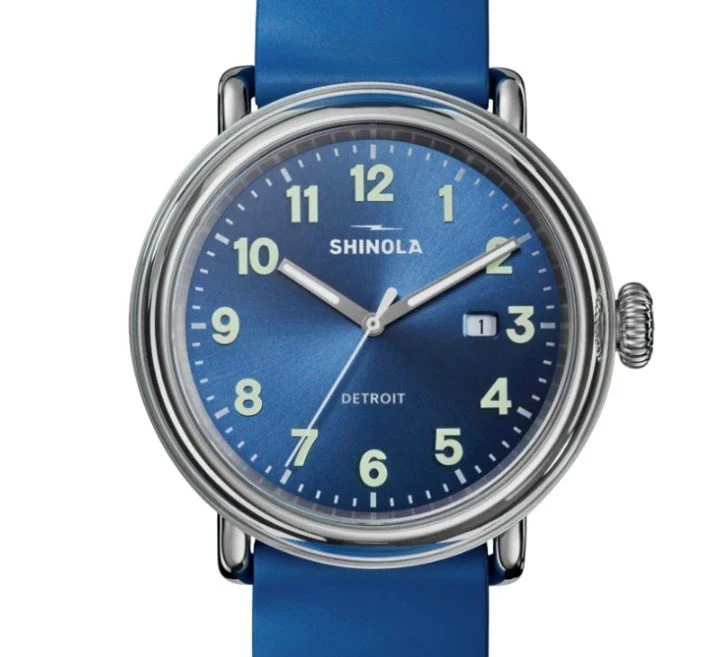 SOLD OUT NATIONWIDE. 
But not here. πΈ
This Shinola Detroit 41mm in that perfect blue? Yeah, you can't find it anywhere else right now.
Unisex. Classic. Built in Detroit. 
$450
If you've been thinking about it… this is your sign. Pop in be