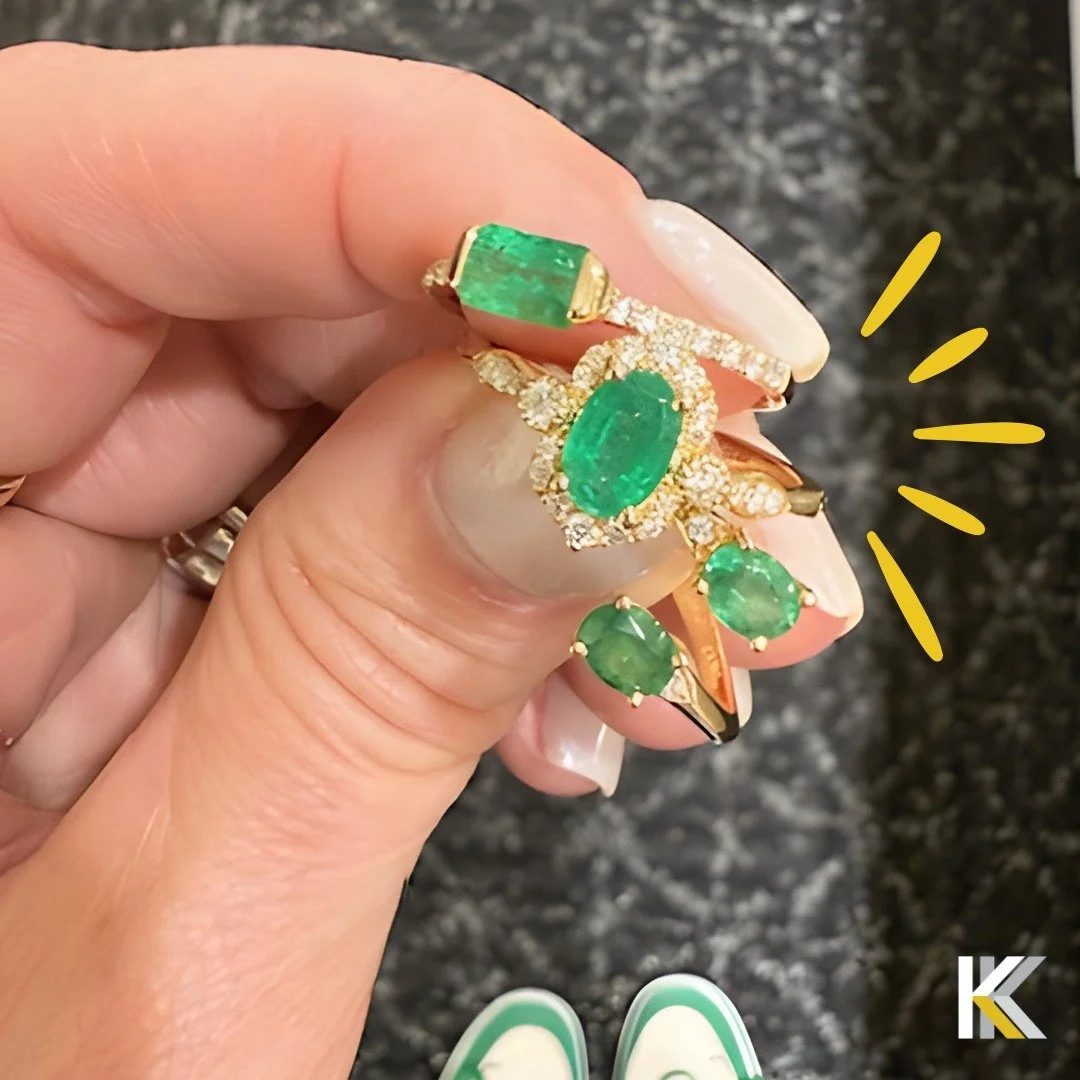 Emeralds aren’t just for May birthdays… they’re for anyone with great taste. π
From sleek modern designs to bold vintage vibes, these one-of-a-kind beauties are in-store only—and they won’t last long.
Time to update th