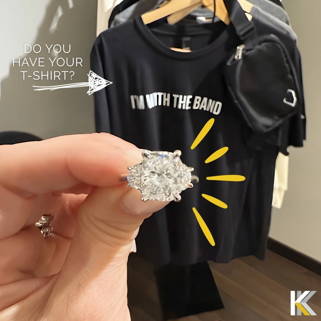A little old-world charm meets modern edge.
This Lab Grown K&K fave has a cushion-cut center with side half- moon diamonds gives off that effortless mix of romance and rebellion — soft curves, bold sparkle, total heart-stealer. β¨
Browse s