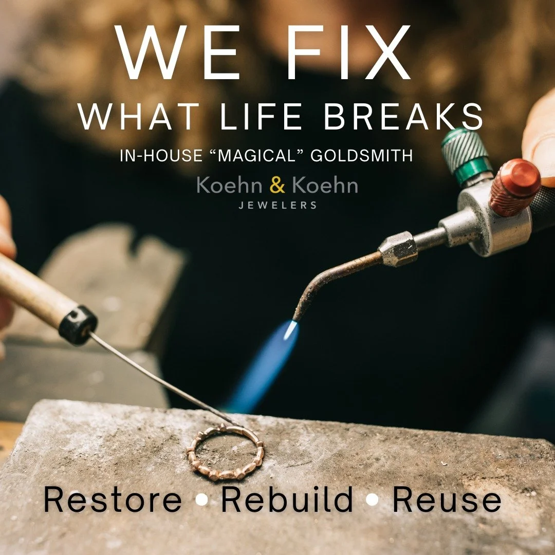 New to K&amp;K? Welcome. 
Been with us for years? We love you.
No matter where your jewelry journey has taken you before, we're ready to take care of you now:
🔧 Expert repairs

✨ Complimentary cleanings

🎨 Custom design (Ali's a wizard)

100+ years