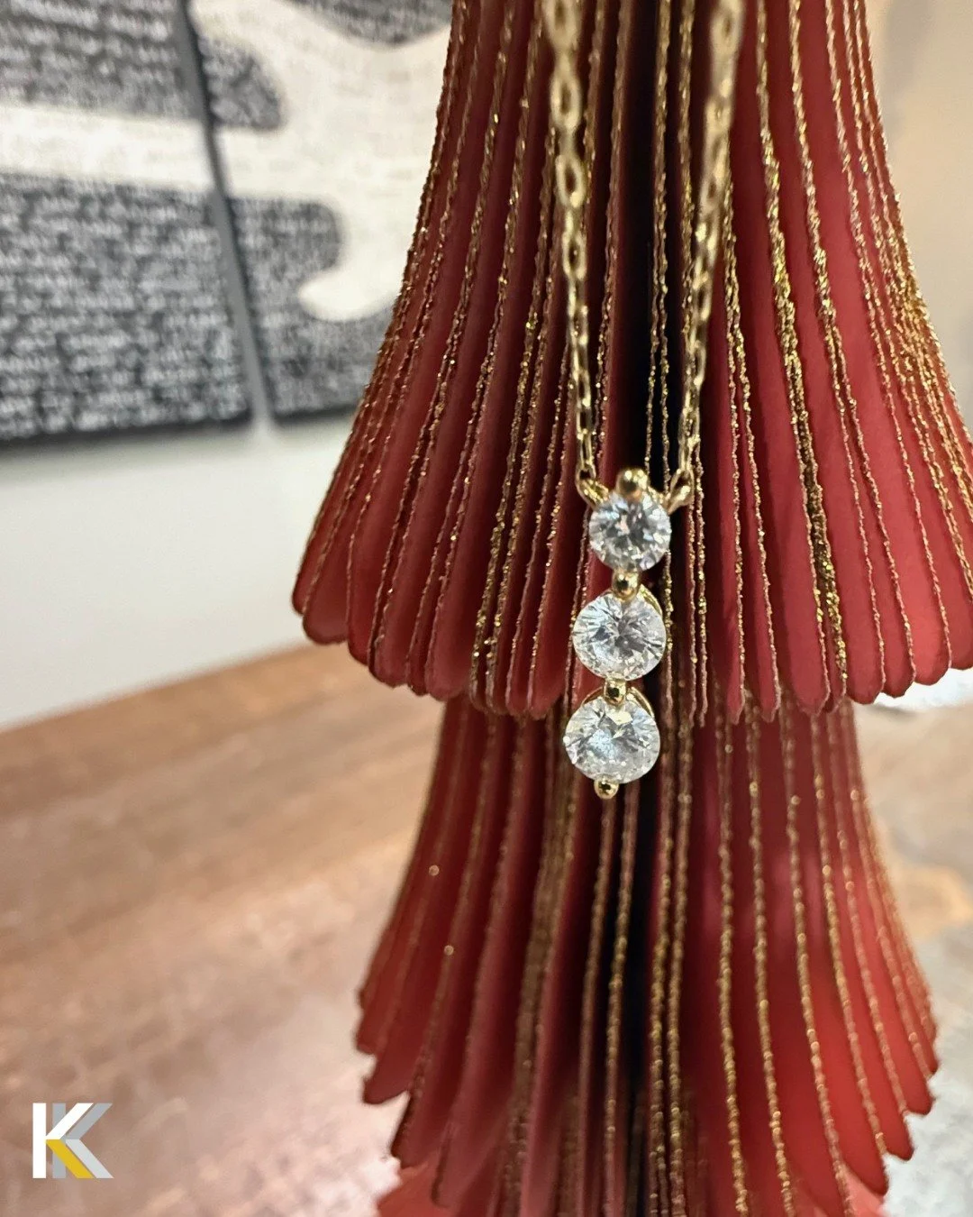 The classic three-diamond pendant just hits different this time of year 🎁✨
They call it the Journey Pendant &mdash; three diamonds representing your past, your present, and your future.

It&rsquo;s sentimental without being sappy&hellip; sparkly wit