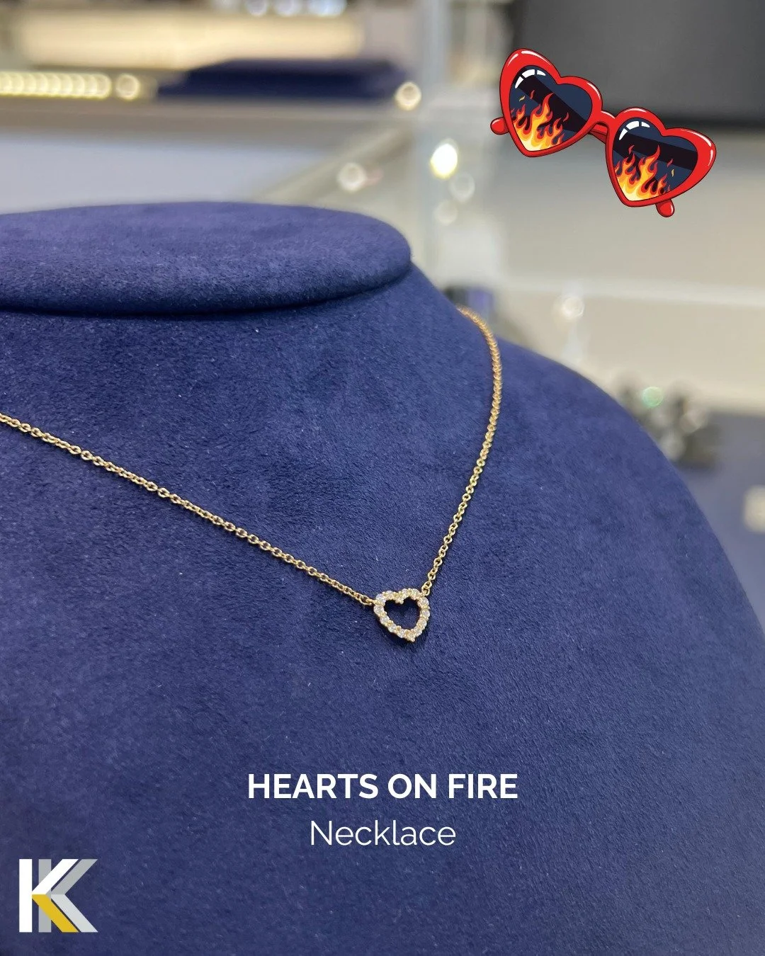 All heart. All fire.
The Hearts On Fire heart necklace brings the sparkle&mdash;and the feelings.

Our collection: https://bit.ly/3KYlnCj