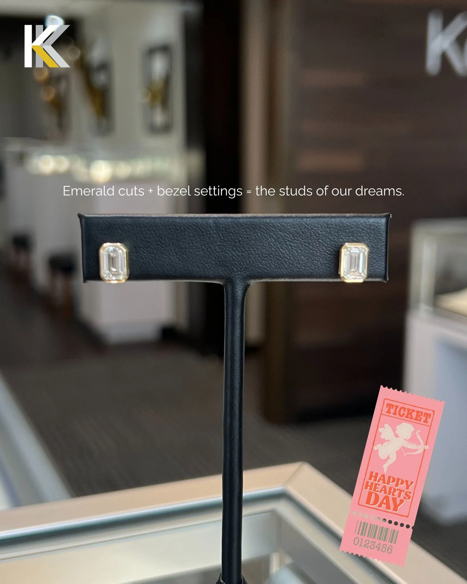 The studs of our dreams indeed.😁 
Need help picking out a Valentine's gift? 
Text us! 262-338-1600.