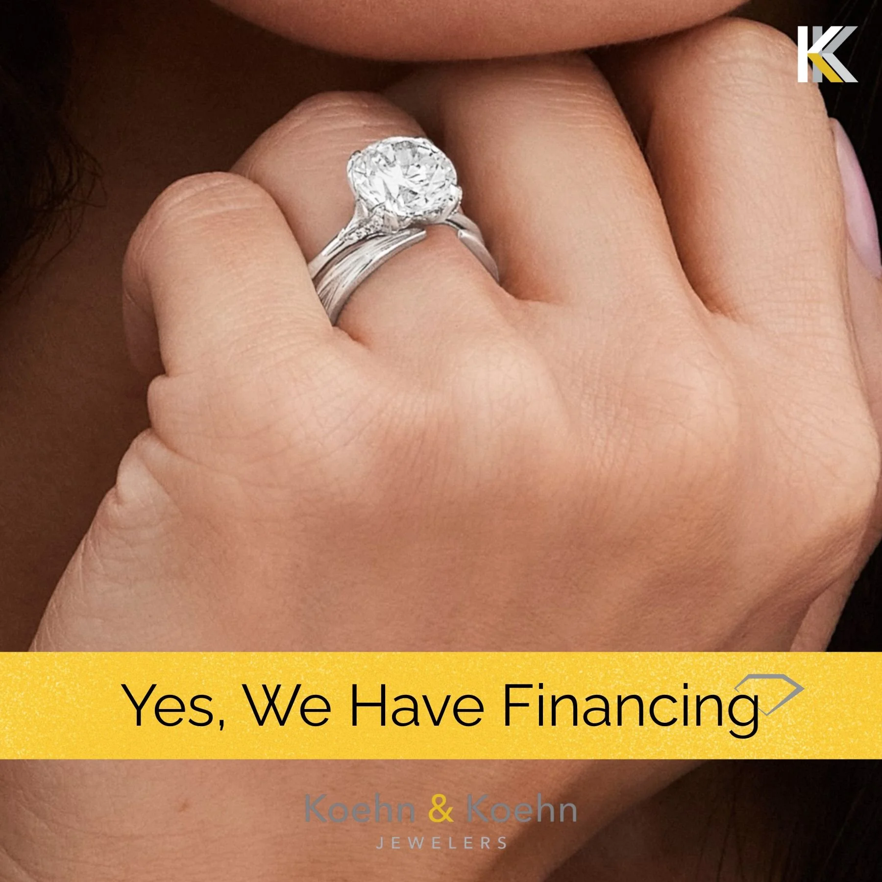 Yes, We Have Financing.🤘🤘
For a limited time, enjoy 18 months of 0% interest* on qualifying purchases.
Because the right piece shouldn&rsquo;t come with pressure.

Love First. Payments Later.

*Restrictions apply, see store for details. 
Offer ends