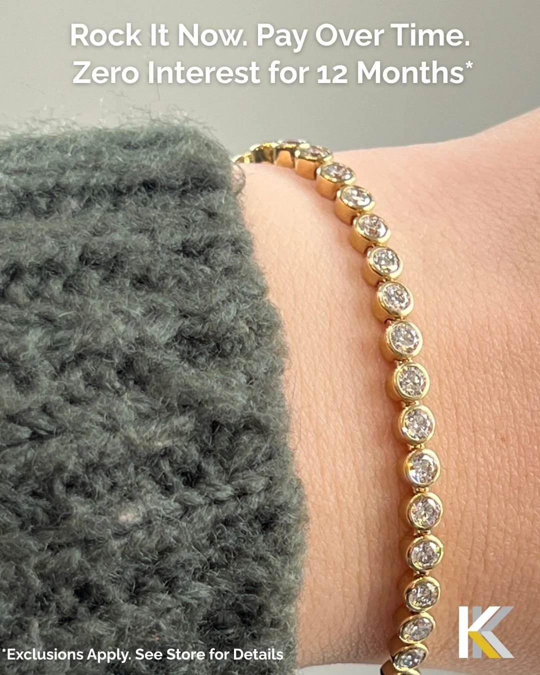 0% for 12 months. Interest-free. Any piece.
Because loving your jewelry now > waiting forever.
Find something you&rsquo;re obsessed with, without the pay-in-full pressure.

Get preapproved through the link in our bio😎