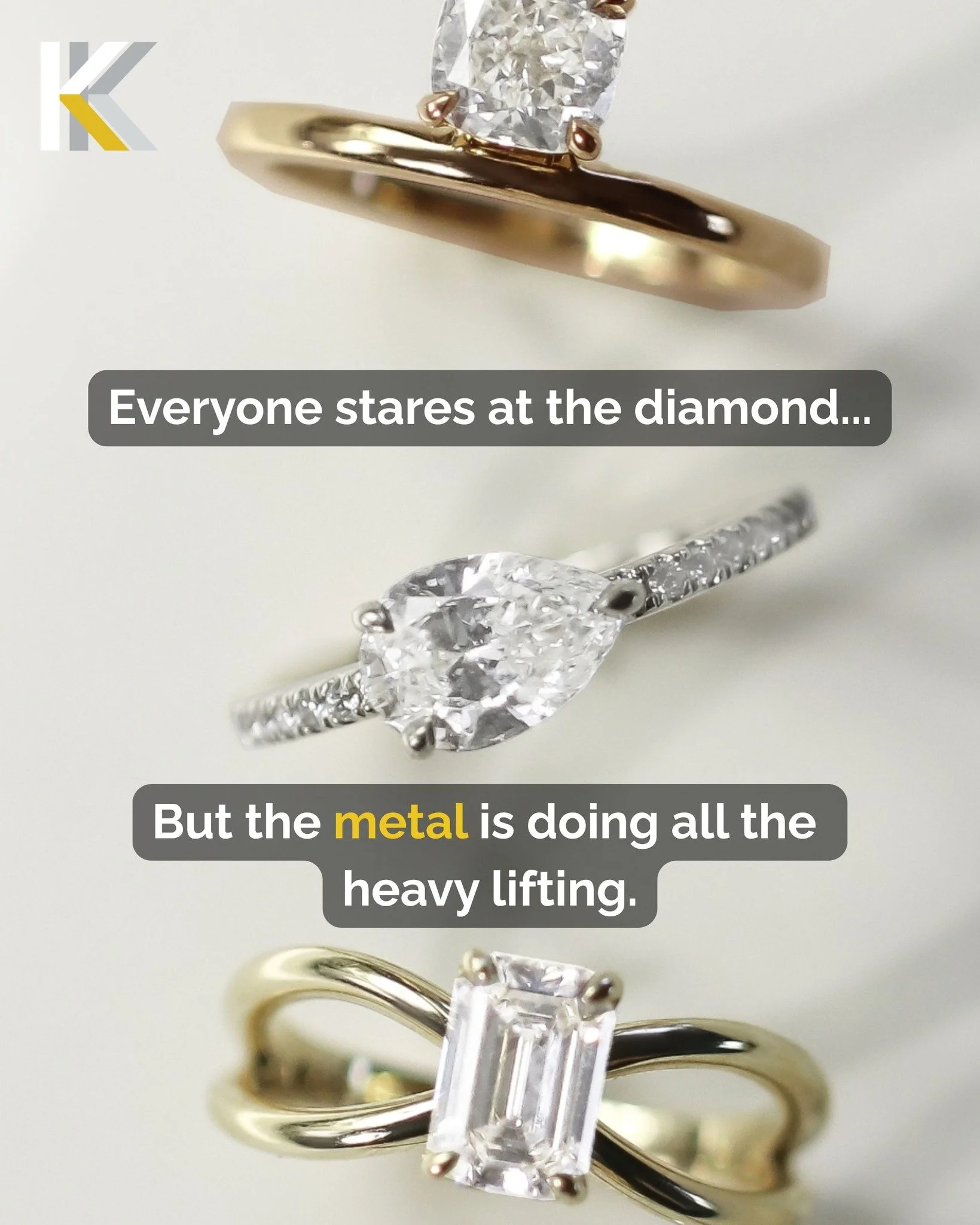 Diamonds get all the hype, but the metal is doing all the work.

Platinum. Yellow. White. Rose.
They all hit a little different.

Good news&mdash;you really can&rsquo;t mess this up.
Pick what feels right for you.

#koehnandkoehn #westbendwi #wiscons