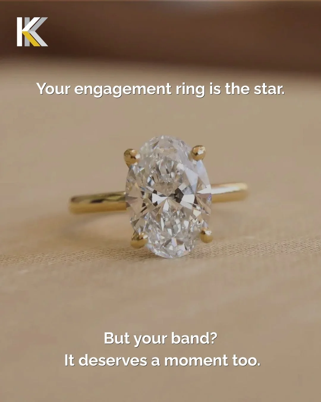 Something most people don&rsquo;t think about while choosing their wedding band&mdash;

Adding a spacer band.

They're a simple way to allow some breathing room, switch up your look, or bring everything together a bit differently.

Plain, diamond, mi