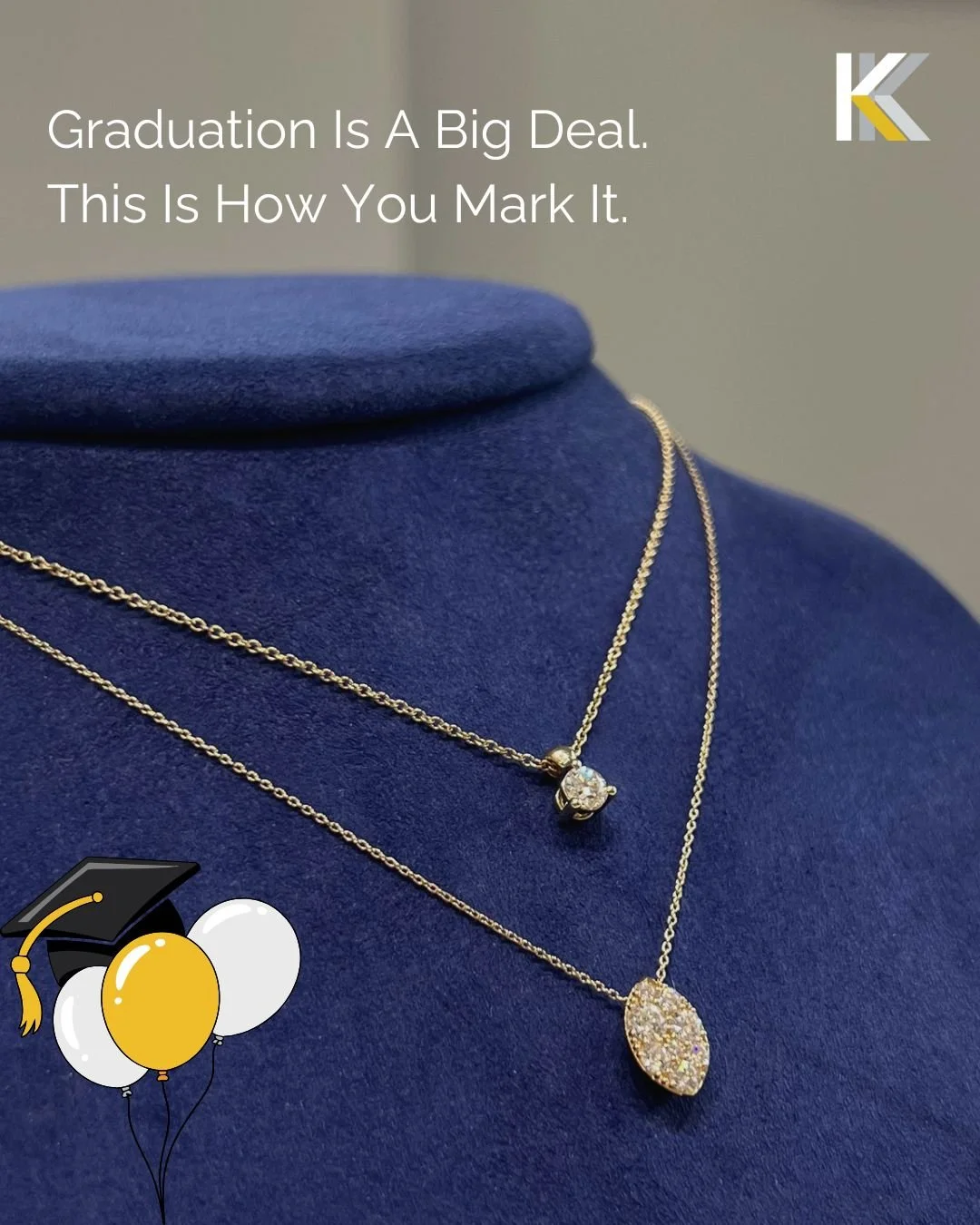 Graduation is a big deal. This is how you mark it.🎓💎

A diamond pendant&mdash;simple, lasting, and worn every day after. I mean, who wouldn't love being gifted one of these bad boys?😉

Stop in or make an appointment thru the link in our bio.

#koe
