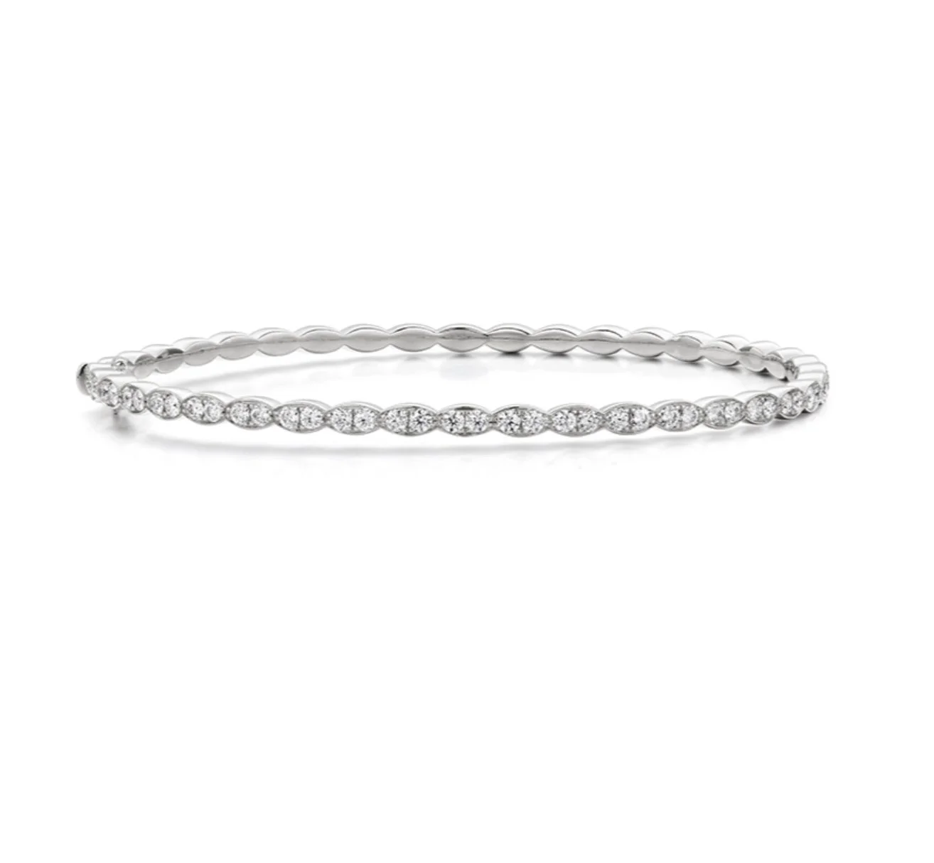 Lorelei Floral Diamond Bangle