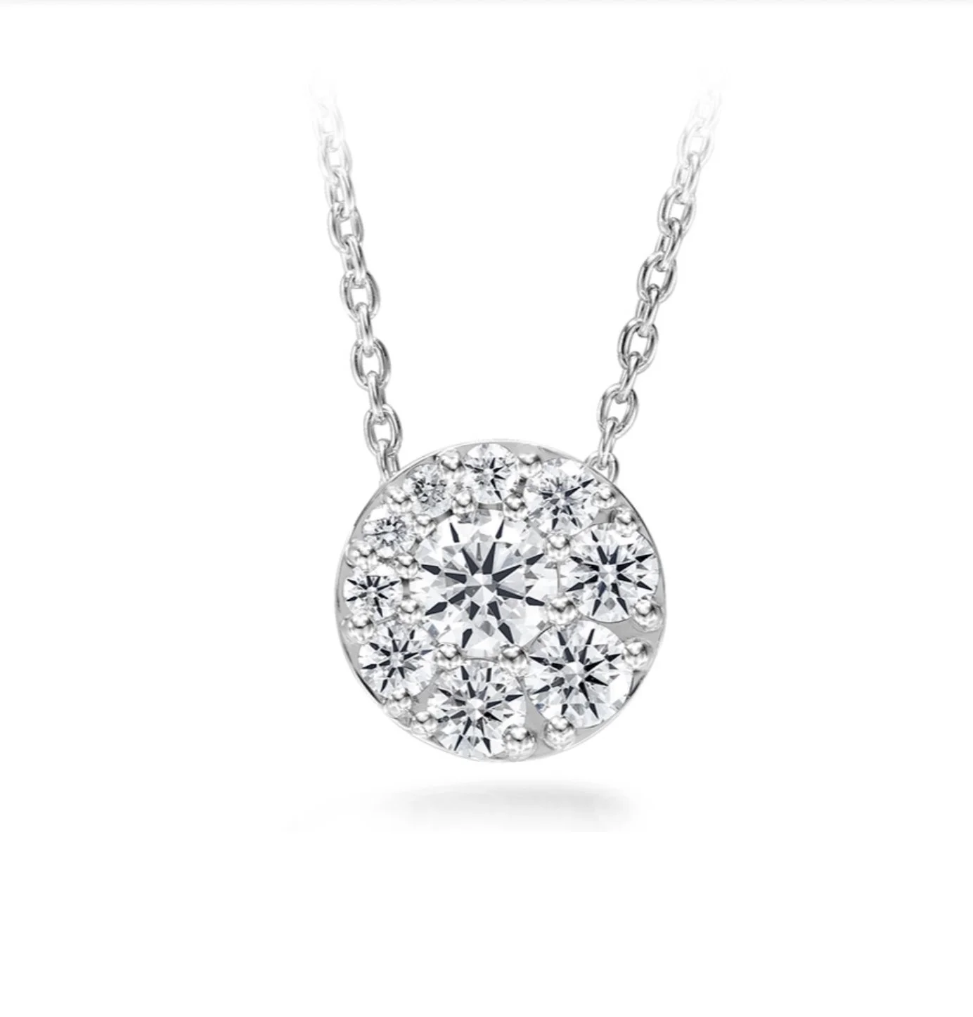 TESSA DIAMOND CIRCLE PENDANT