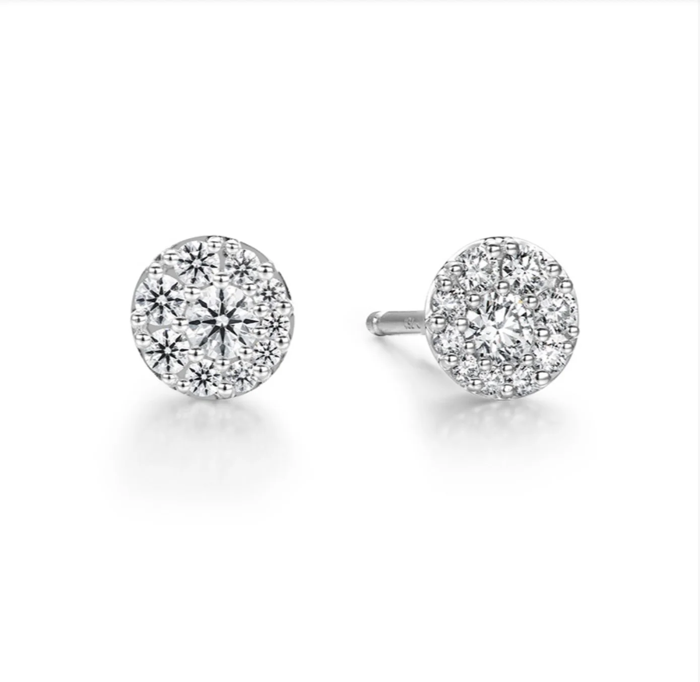 TESSA DIAMOND CIRCLE EARRINGS