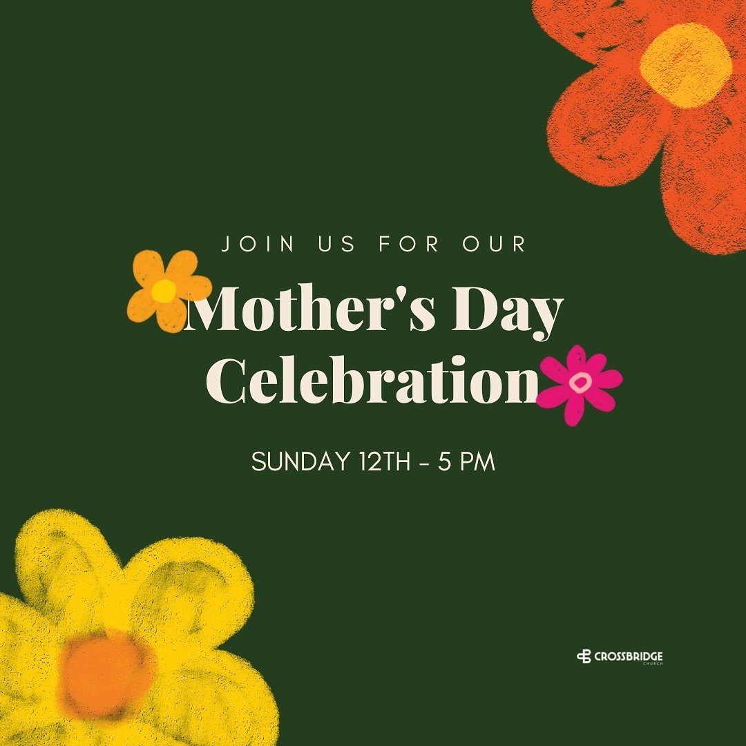Join us this Sunday at church as we celebrate Mother&rsquo;s Day together! 🌷 We have a special service planned, starting a new series, and of course, some delicious refreshments waiting for you. 

Don&rsquo;t miss out on this wonderful time with fam