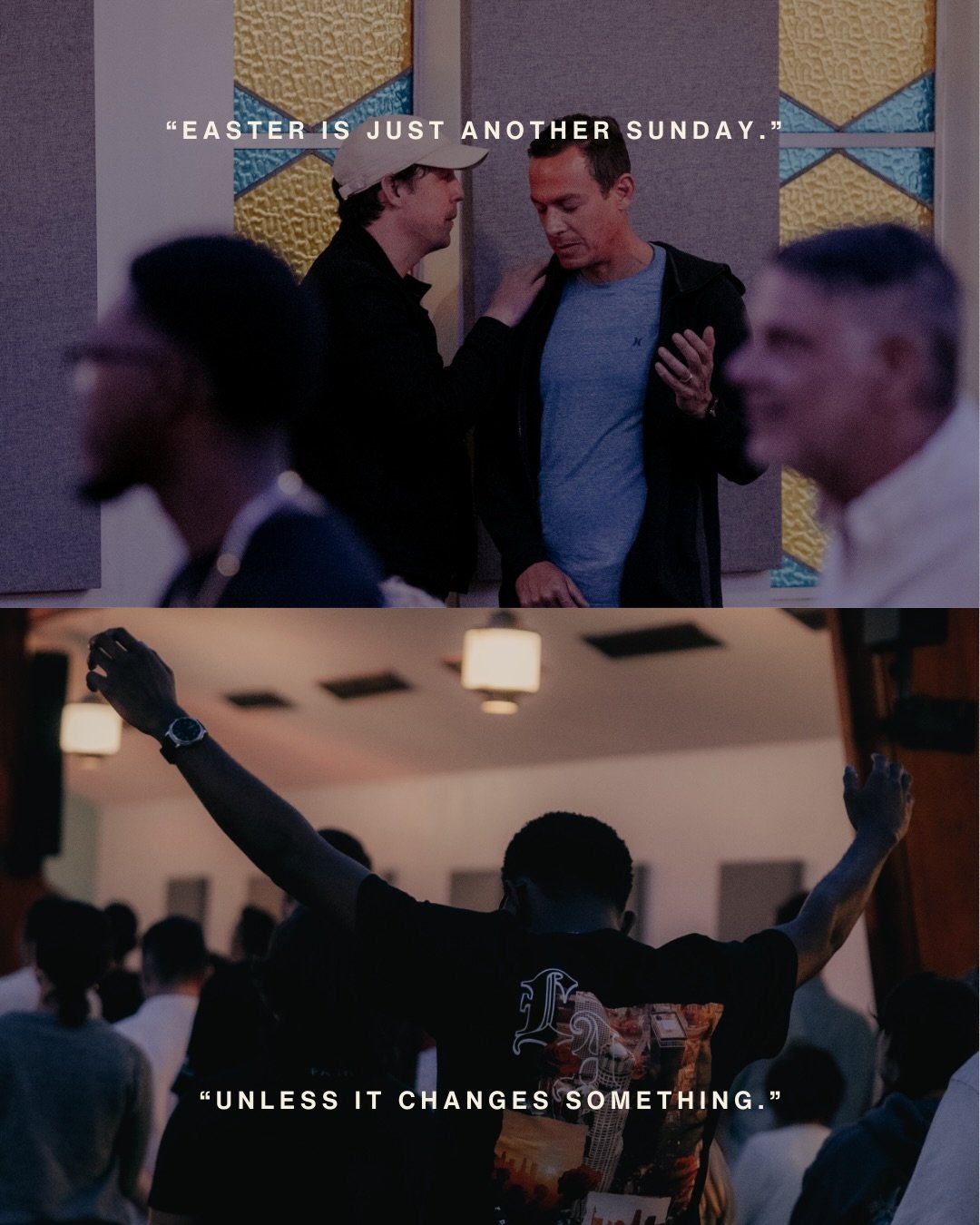 Some people come to Easter every year.
Some people haven&rsquo;t been to church in years.

Both are welcome here 🤍

Celebrate Easter with us.