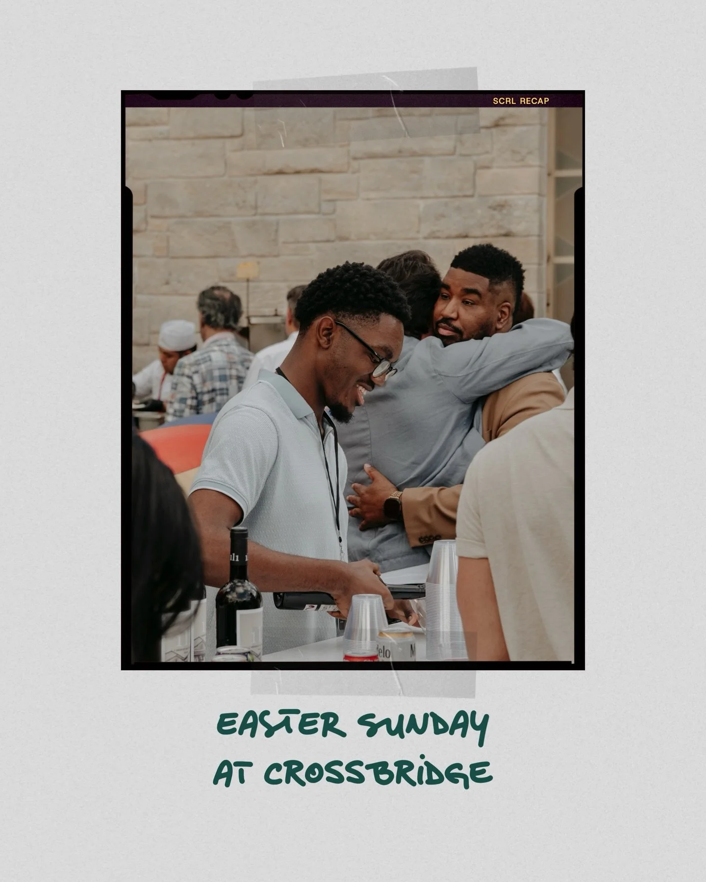 Easter, wrapped.

Rooms filled. Conversations everywhere. People showing up, bringing friends, sitting in it, not rushing out.
Grateful for every person who walked through the doors.
See you this Sunday!