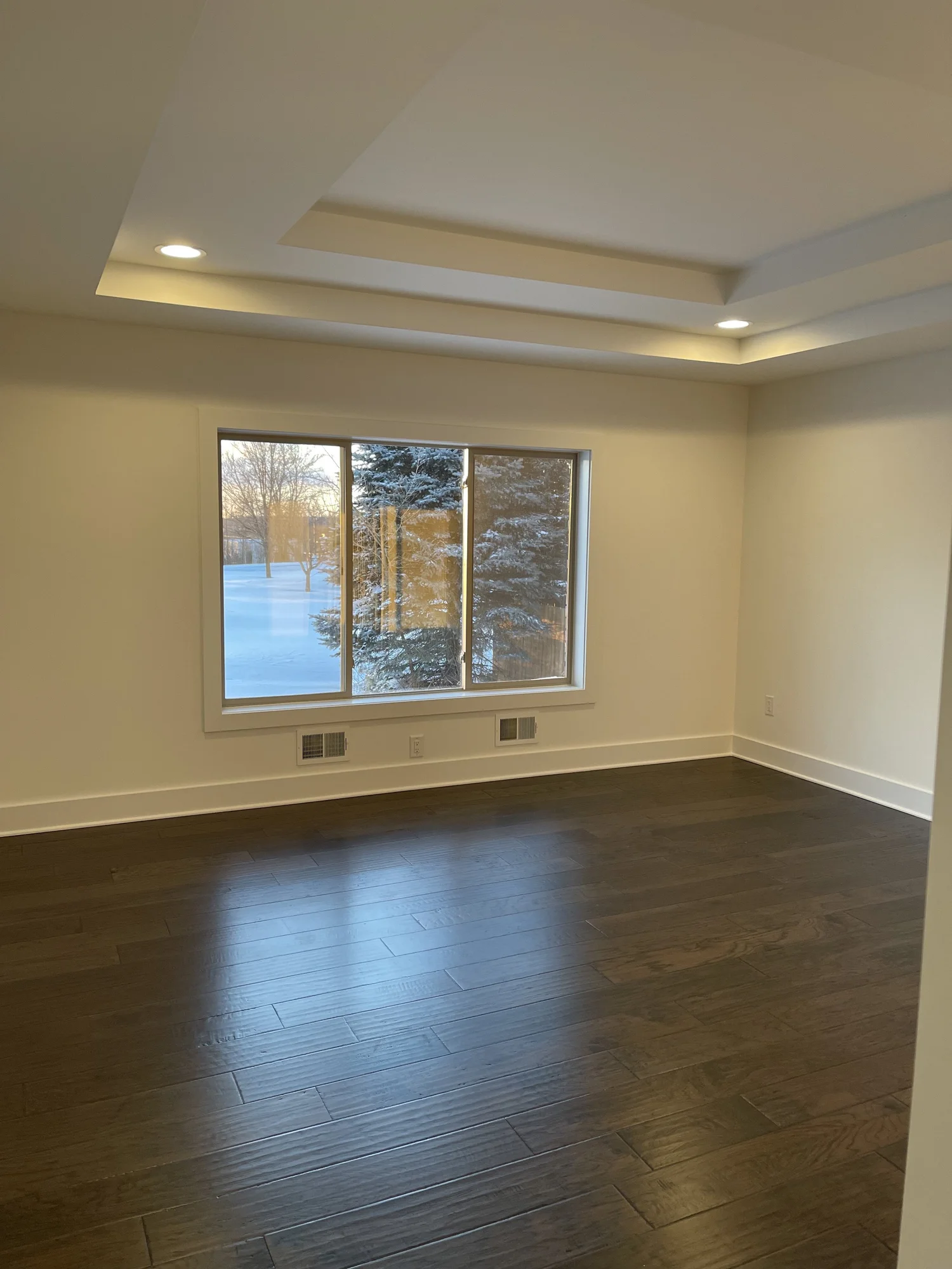 Room in a completed home