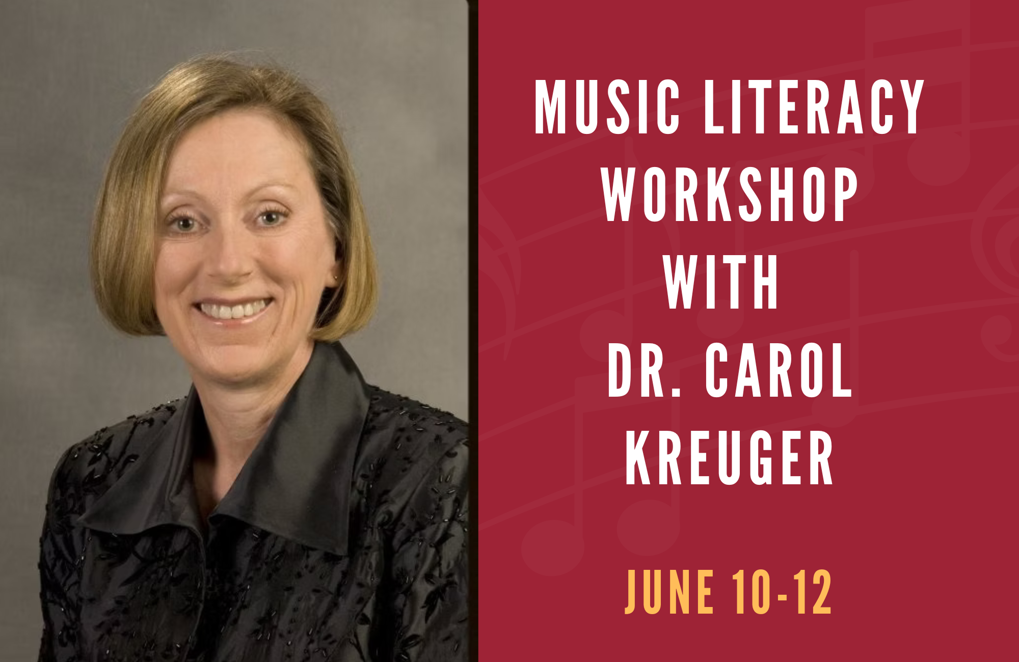 Music Literacy workshop with Dr. carol Kreuger