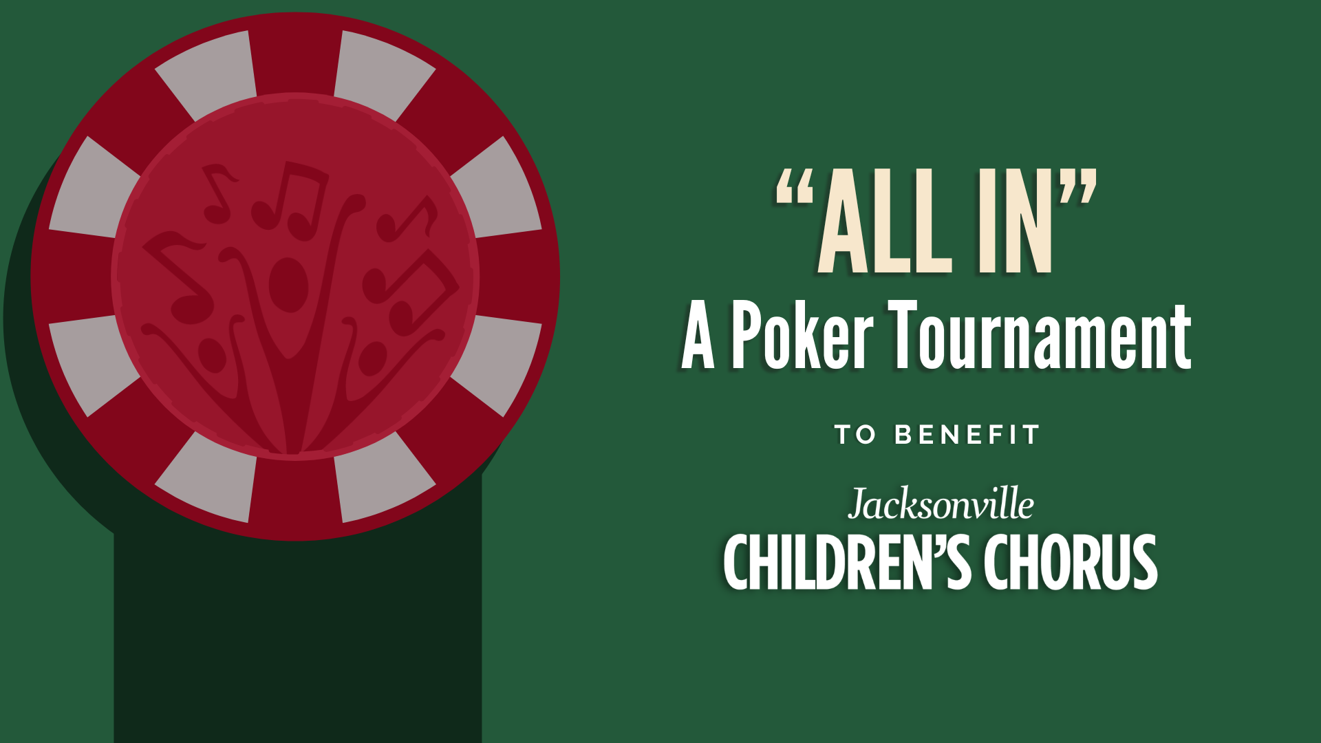 "All In" - A Poker Tournament to Benefit the JCC