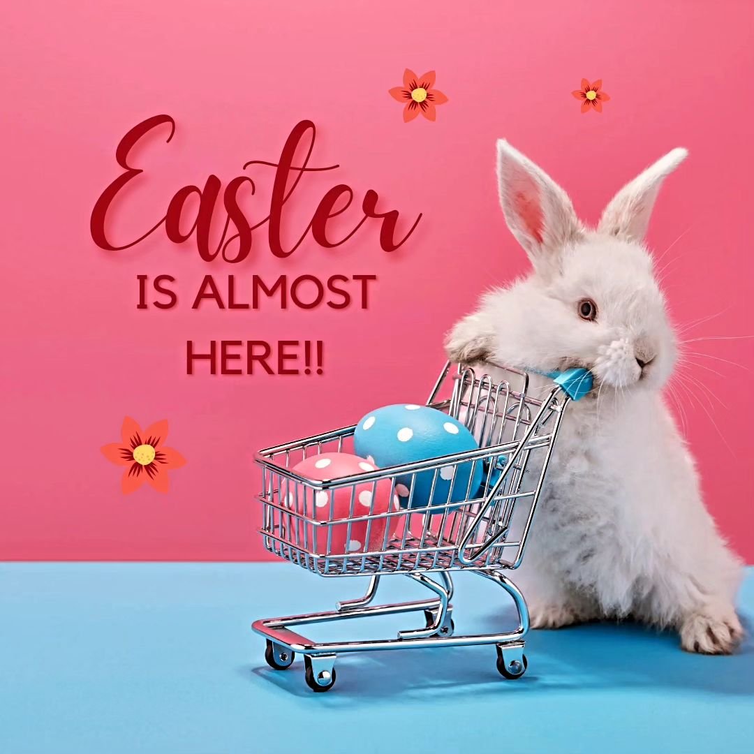 Hurry and Hop in today or tomorrow and get your Easter basket goodies!! Open Friday till 5 and Saturday 10 to 3!