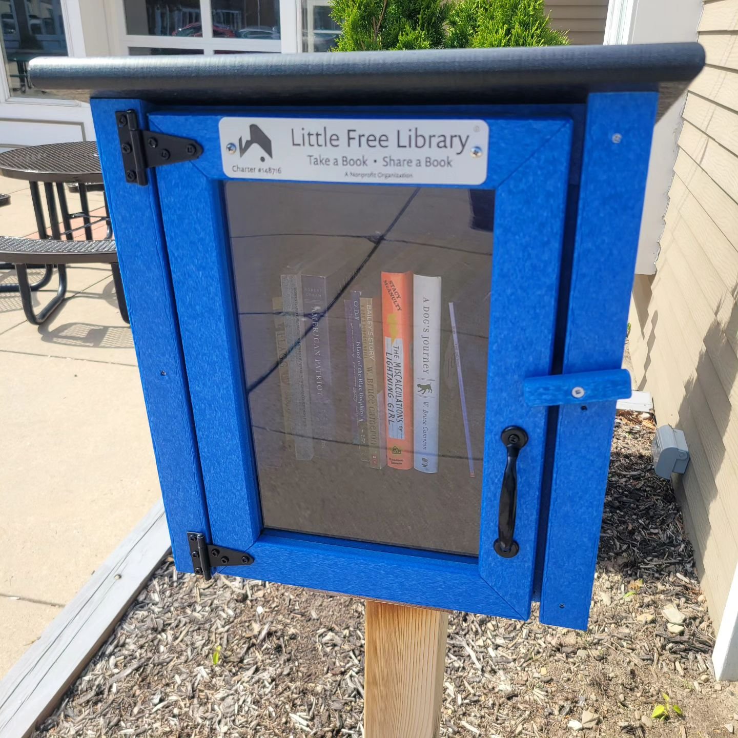 Help! Our Little Free Library only has a handful of books! We're in need of gently used adult and children's books to share with the community.